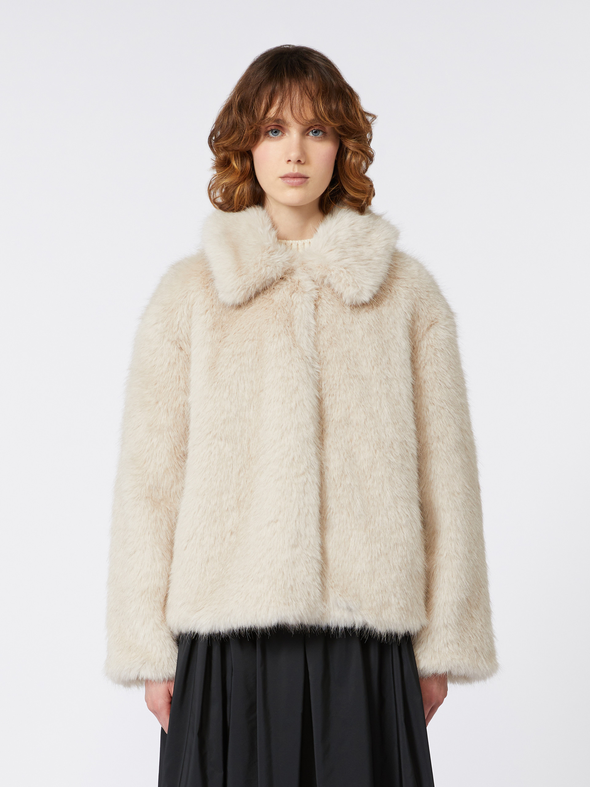 BRENTA1234 Soft-feel cropped jacket - 3