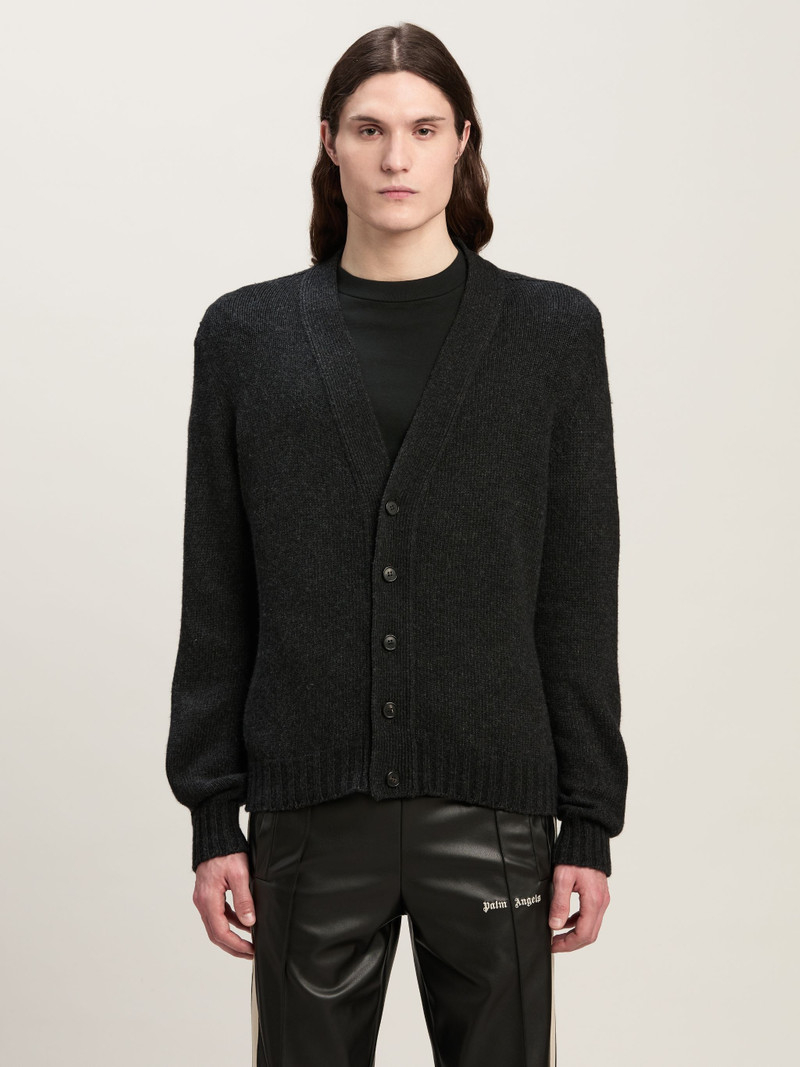 Curved Logo Cardigan 3