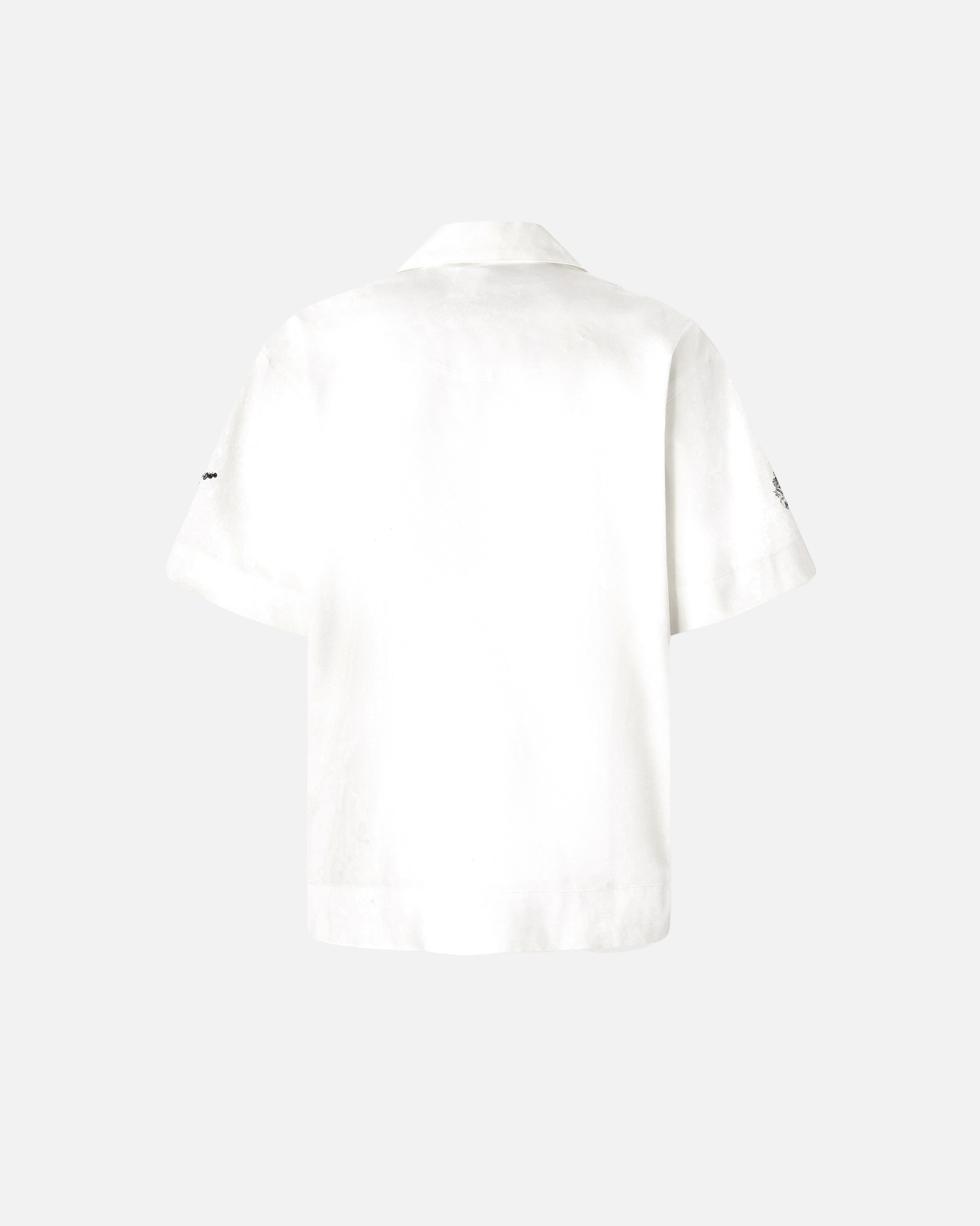 REIMAGINE BY PINKO X PATRICK MCDOWELL SHORT-SLEEVED SHIRT WITH ROSE PRINT - 6