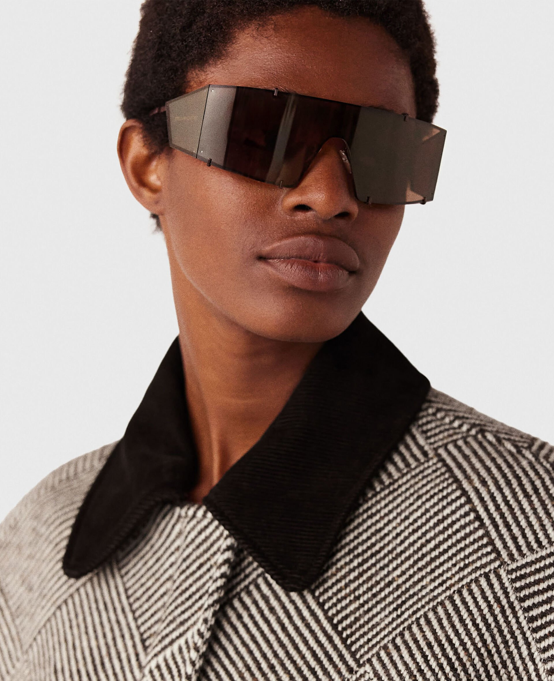 Translucent Rectangle Sunglasses - 2