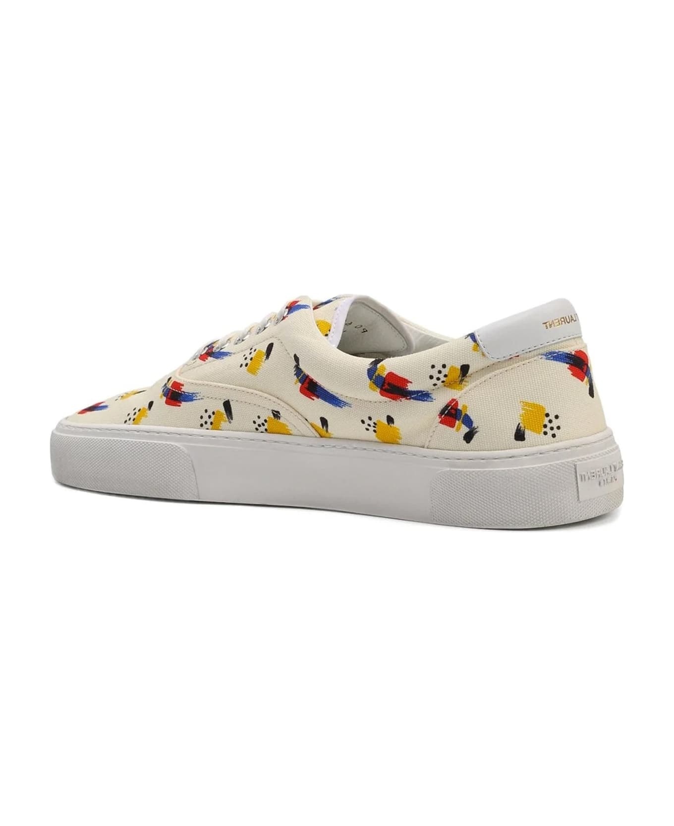 Printed Canvas Sneakers - 3