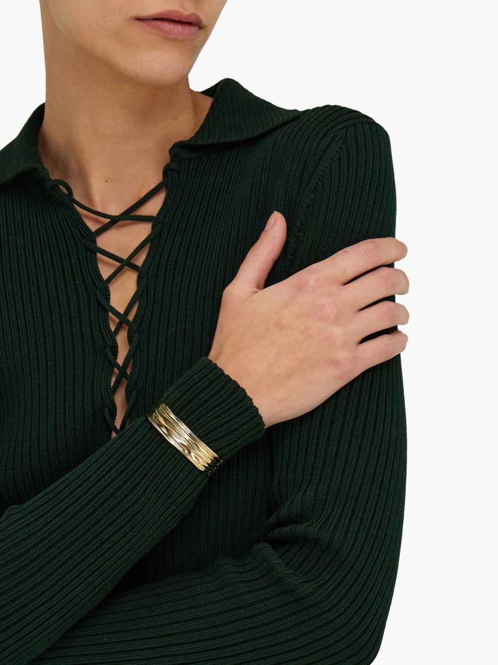 twisted cuff bracelet - 2