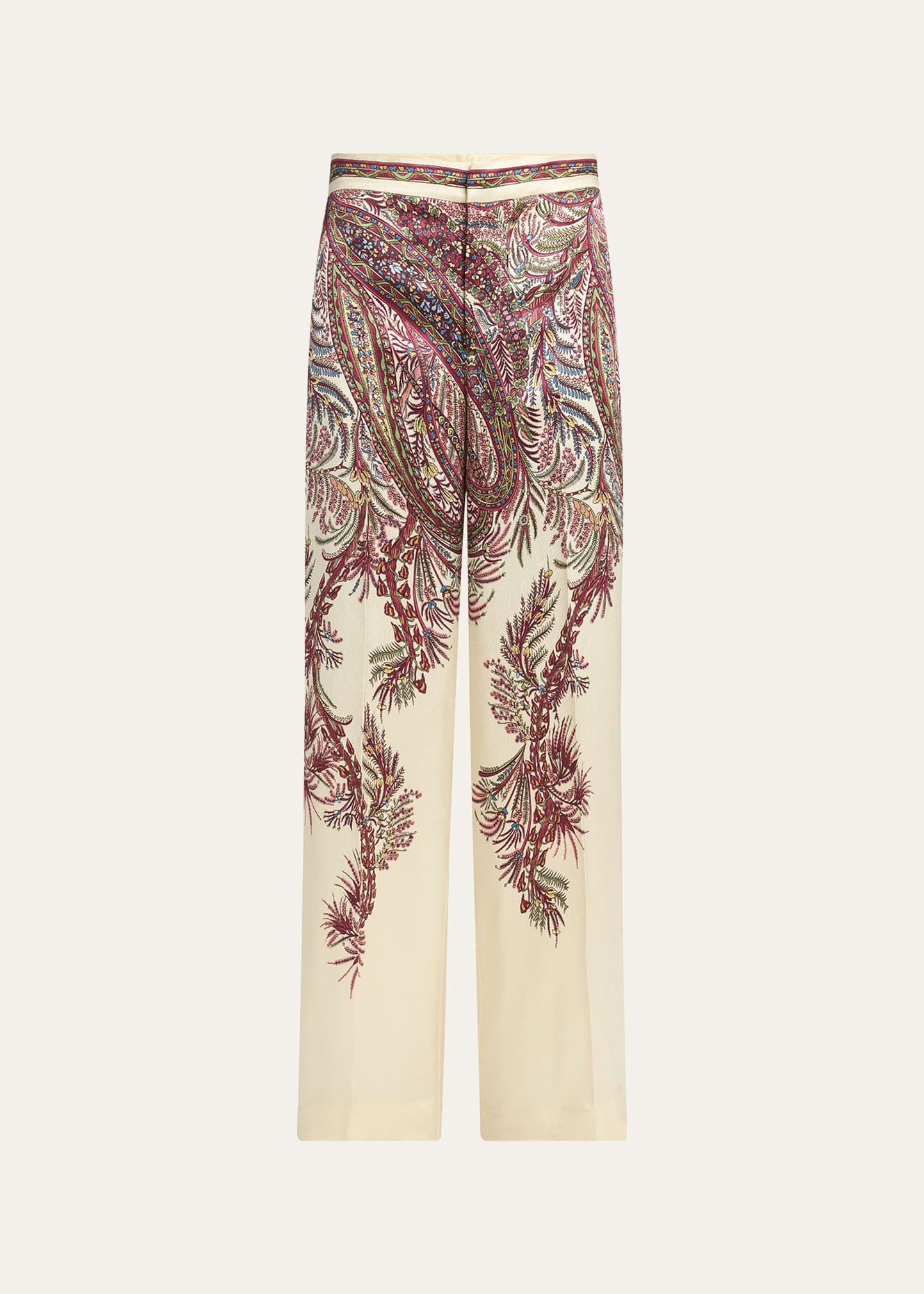 Paisley-Print Pants - 1