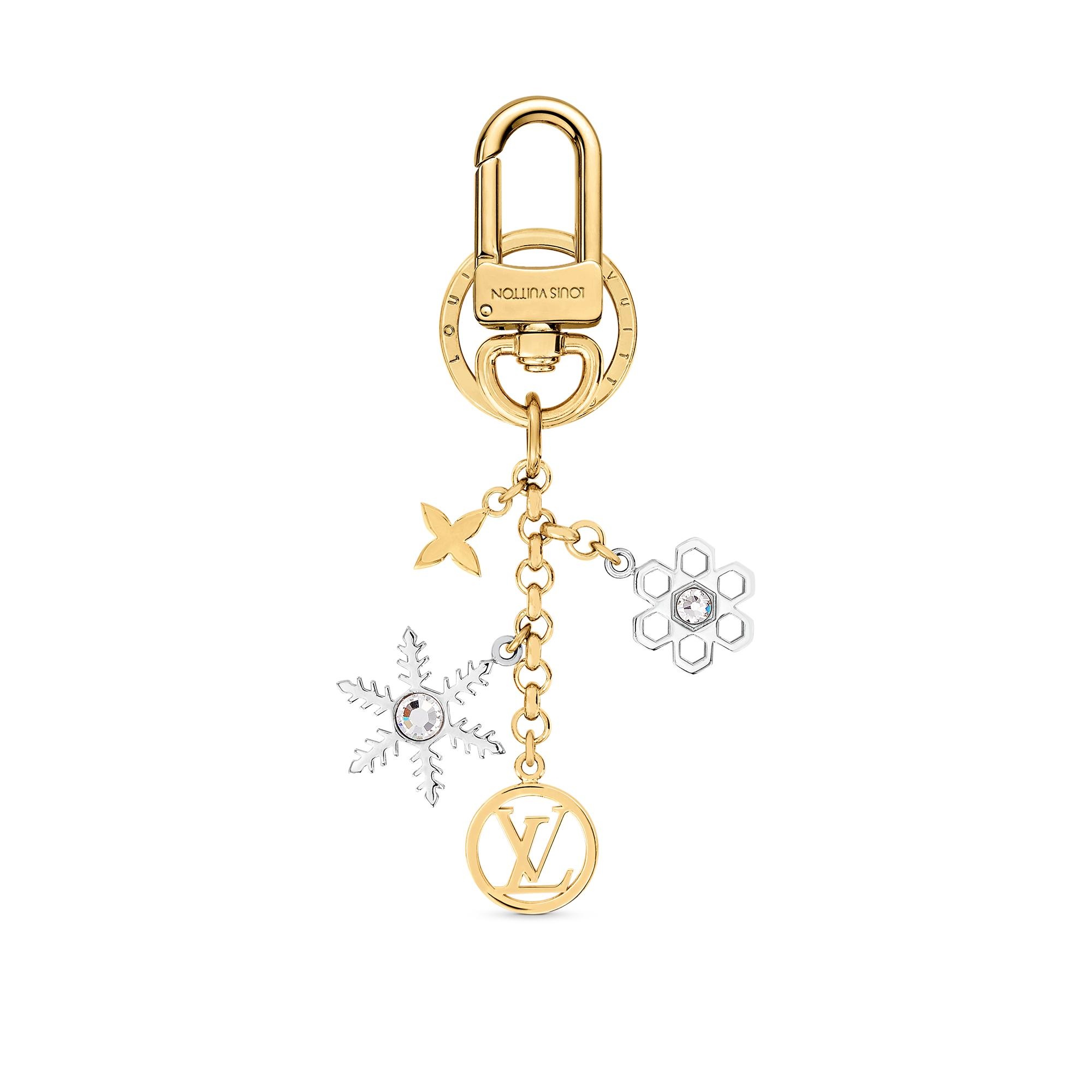 LV Snowflakes Bag Charm and Key Holder - 1