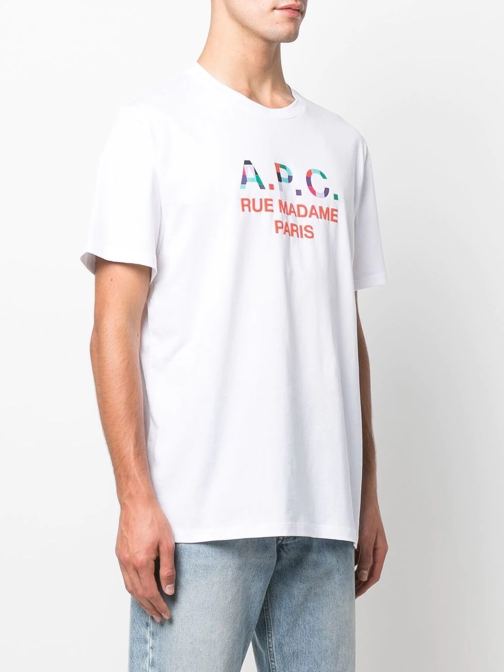 logo-print cotton T-shirt - 3