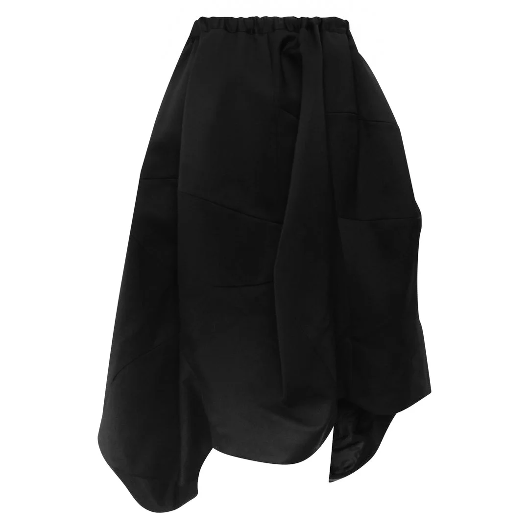 Balloon Skirt With Folded Panel - 1