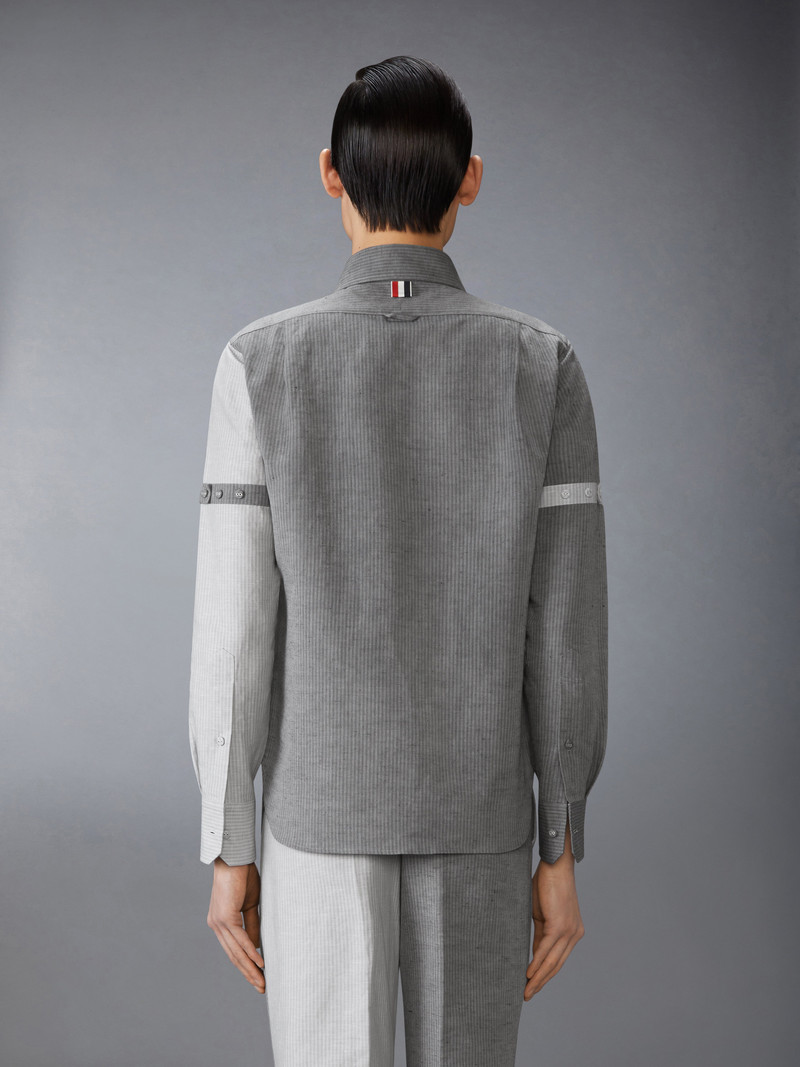 TONAL UNIVERSITY STRIPE FUNMIX ARMBAND SHIRT 3