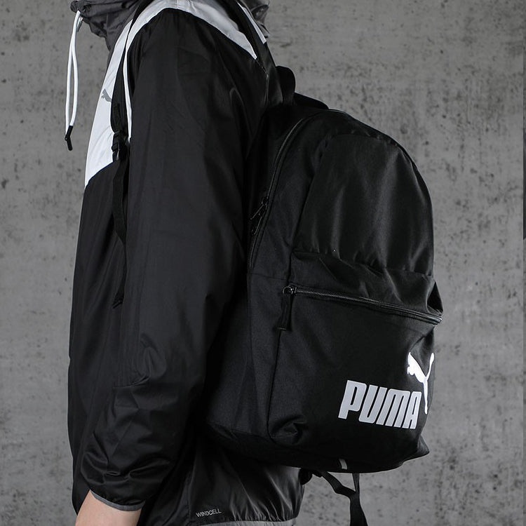 PUMA Phase Backpack 'Black White' 075487-01 - 4