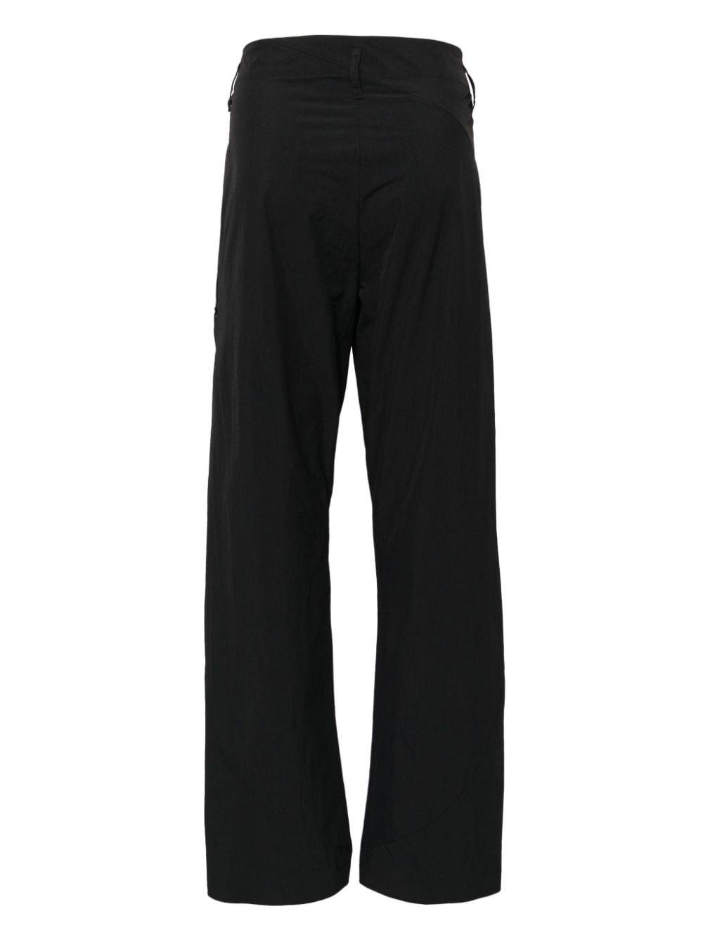 mid-rise straight-leg trousers - 2