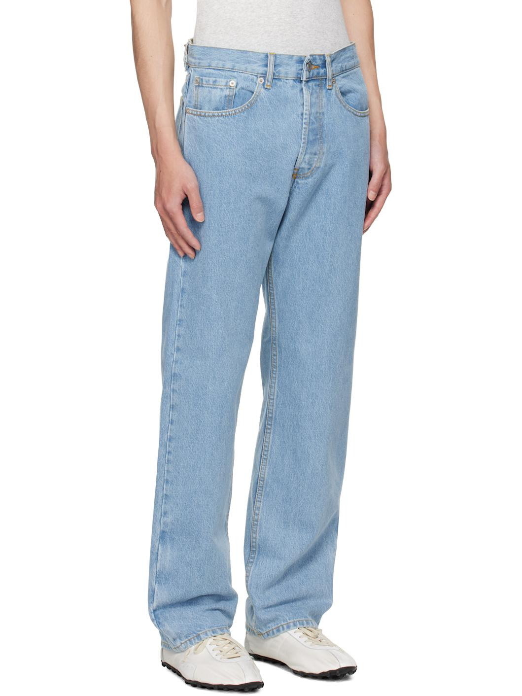 Blue Faded Jeans - 2