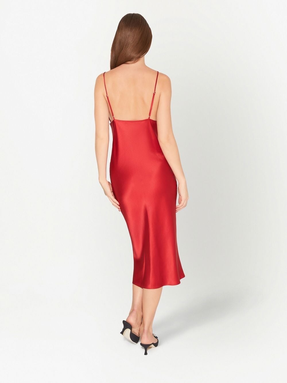Eco-Luxe keyhole slip dress - 4