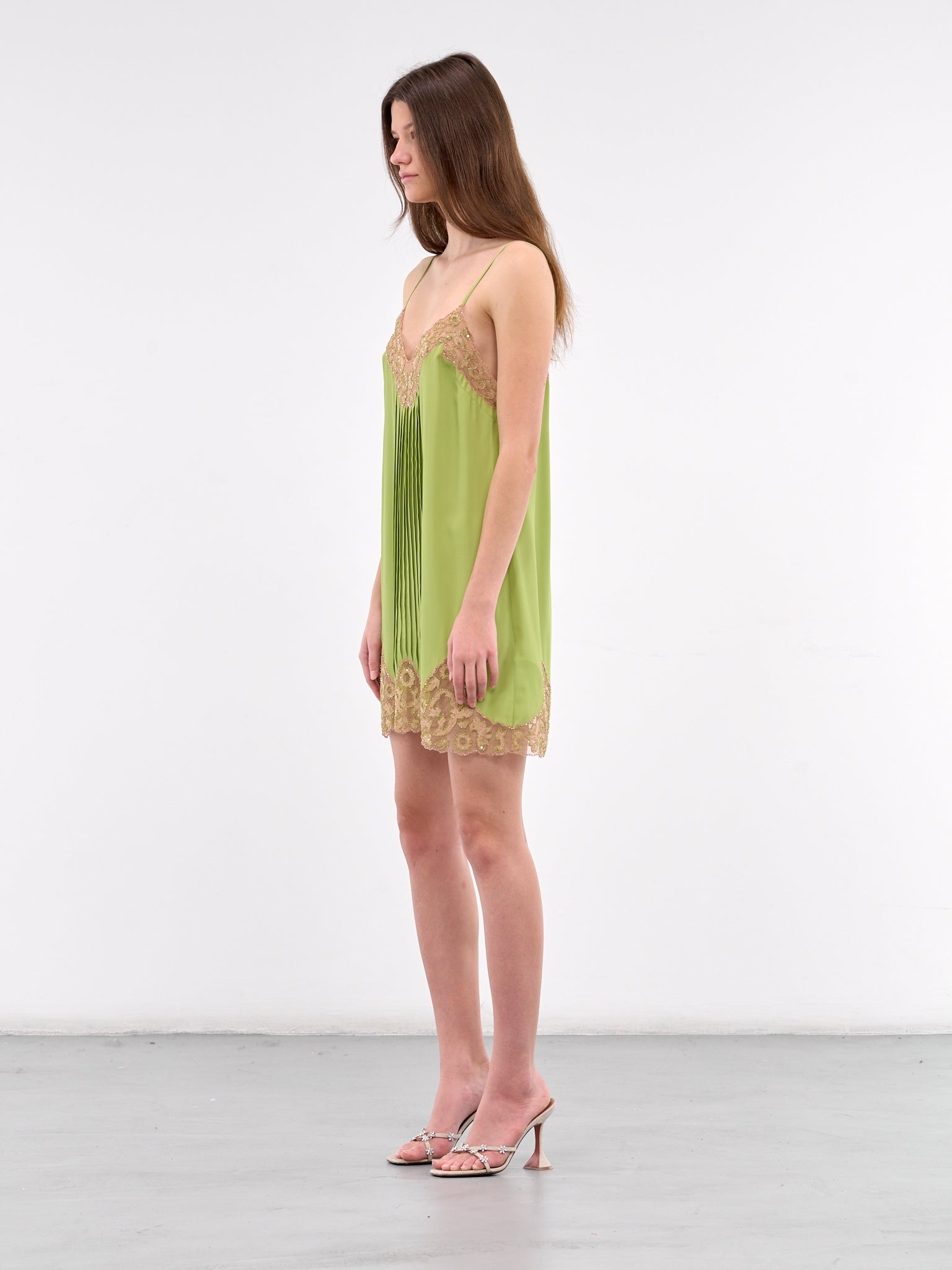 Lace Embroidered Dress - 2