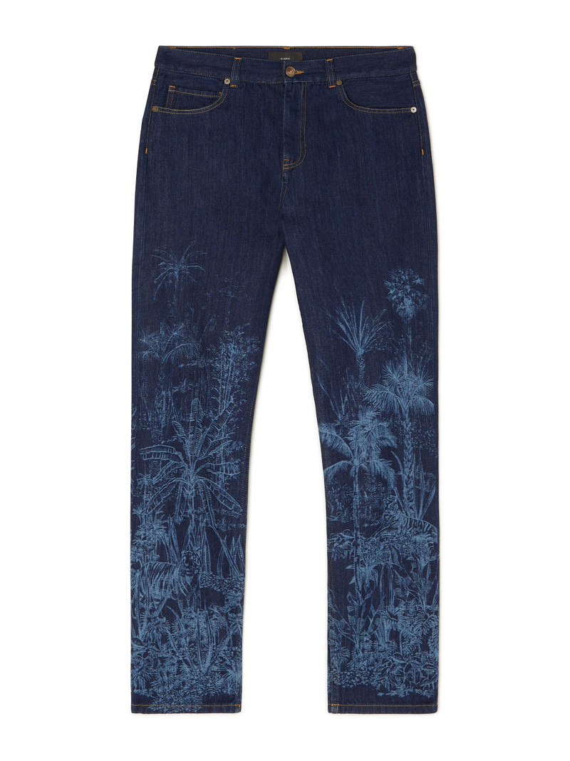 Jungle Toile De Jouy Denim Pants 1