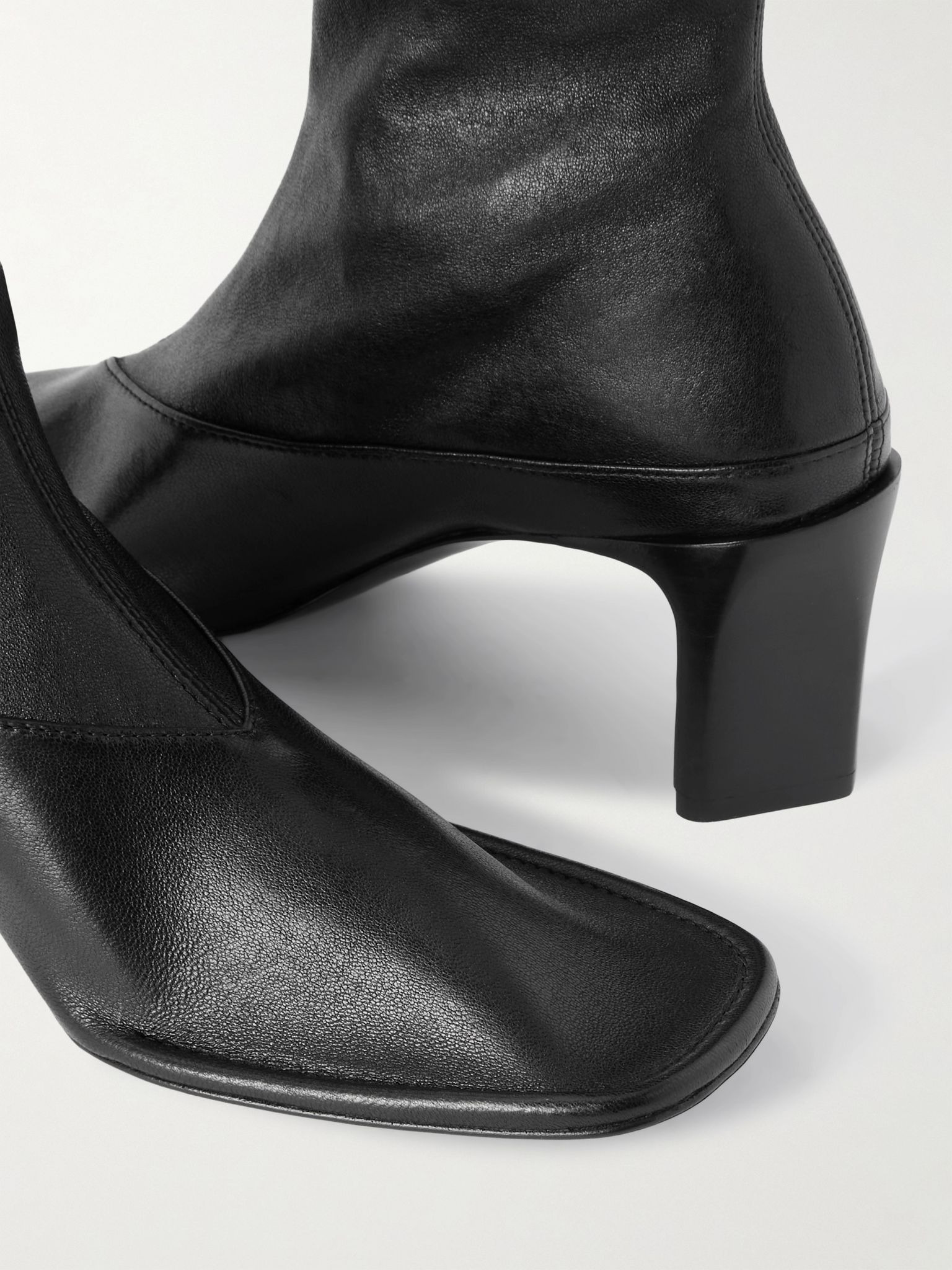 Leather ankle boots Black - 4