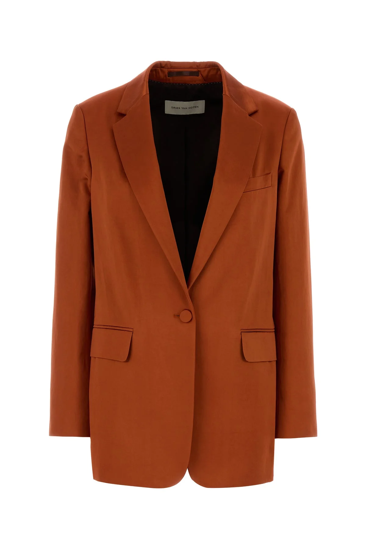 Copper satin Blanchet blazer - 1