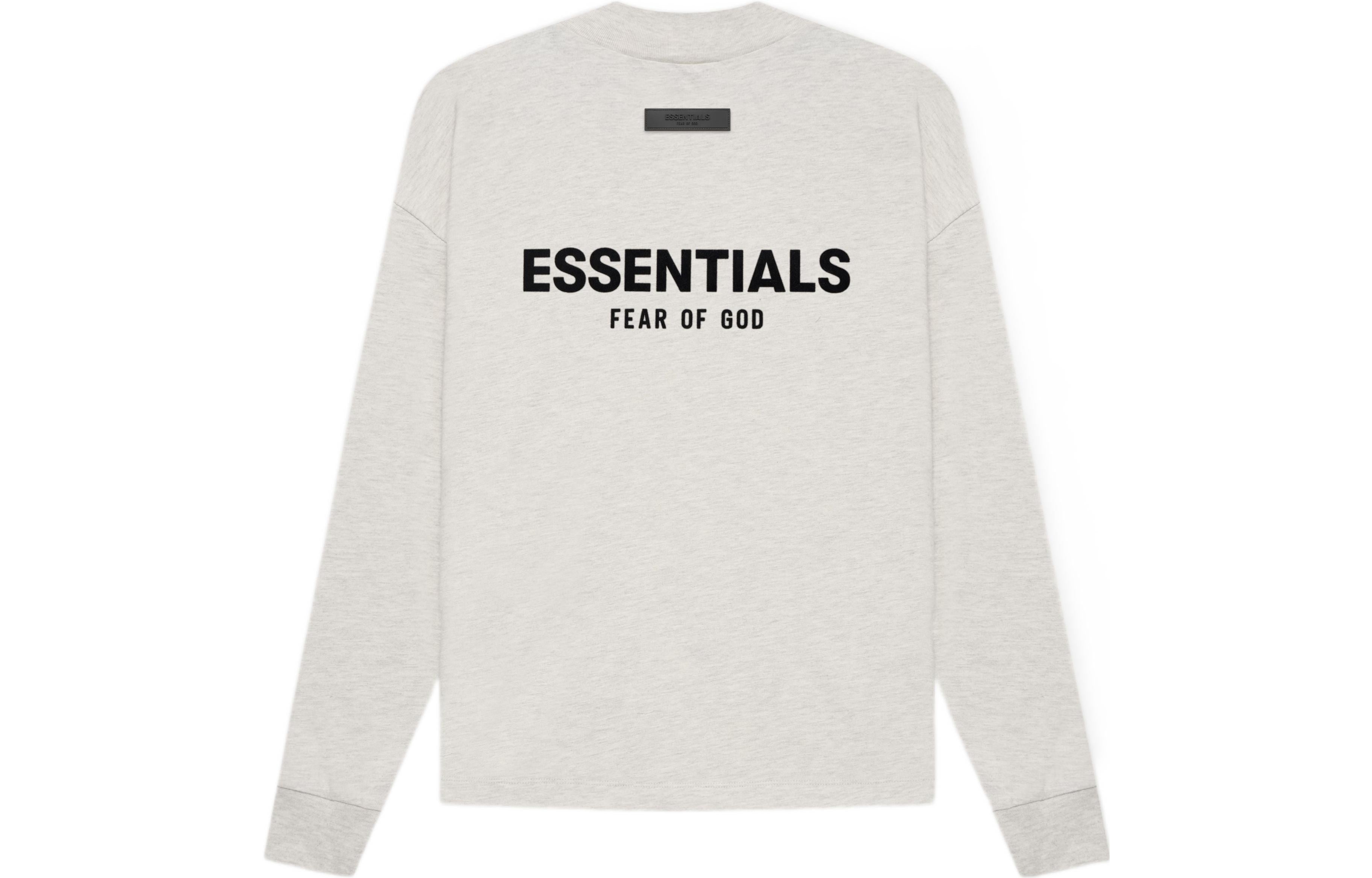 Fear of God Essentials SS22 Long Sleeves T-Shirt 'Light Oatmeal' FOG-SS22-414 - 2