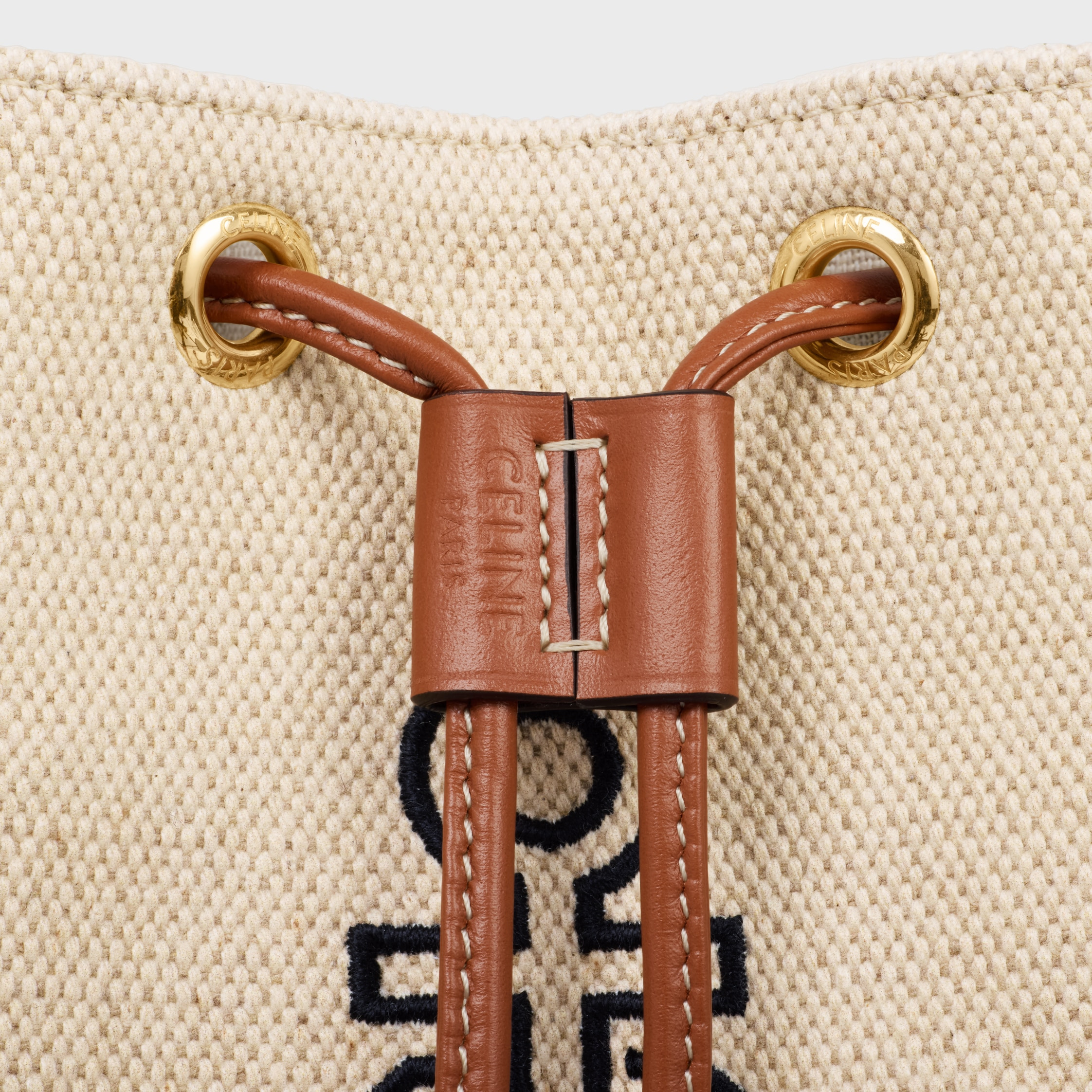 MICRO SAILOR IN Textile with Anchor Embroidery and Calfskin - 5