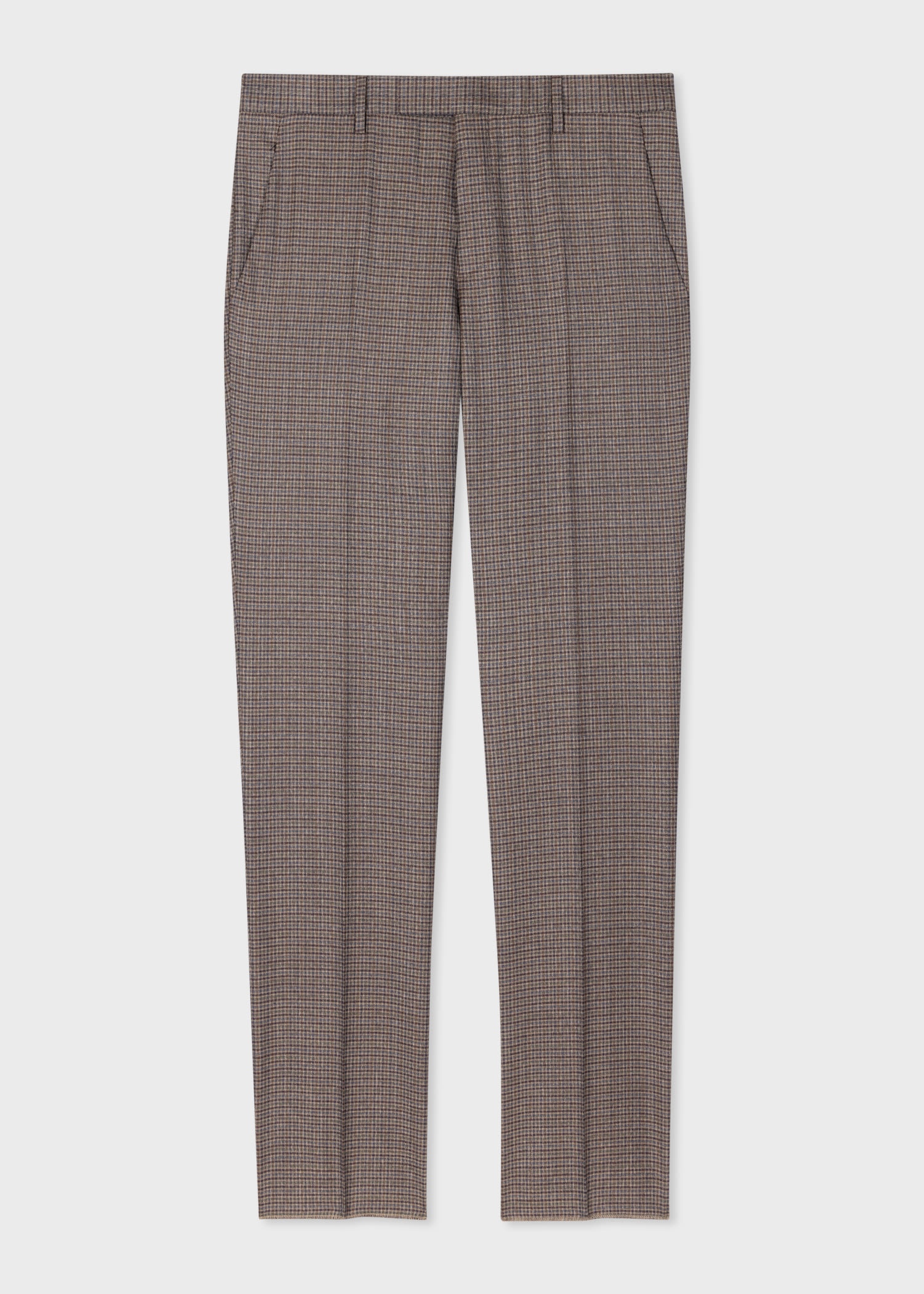 Multi Gingham Wool-Twill Suit - 4