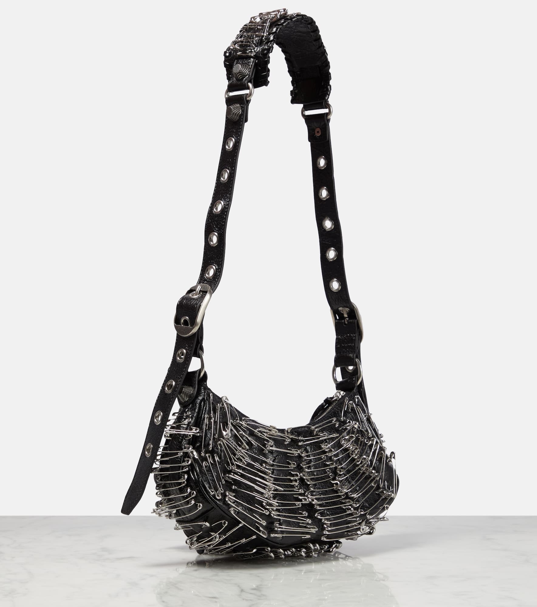 Le Cagole XS leather shoulder bag - 4