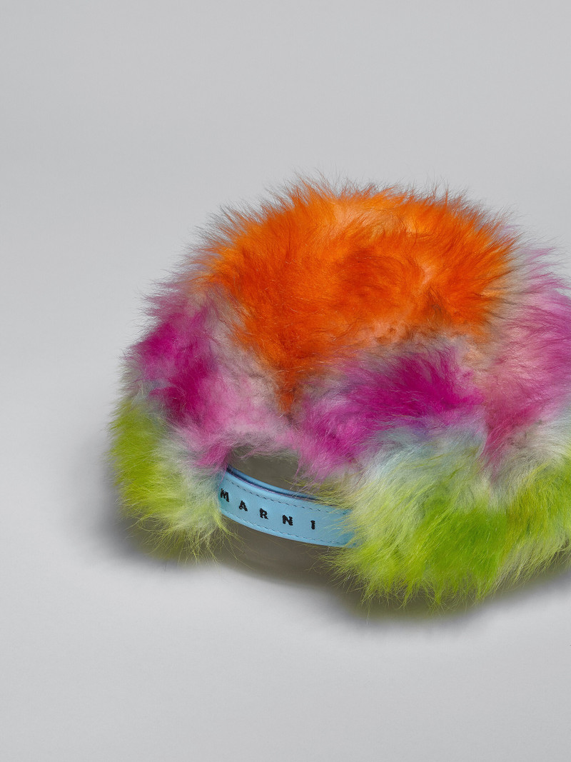 SHEARLING BASEBALL HAT 4