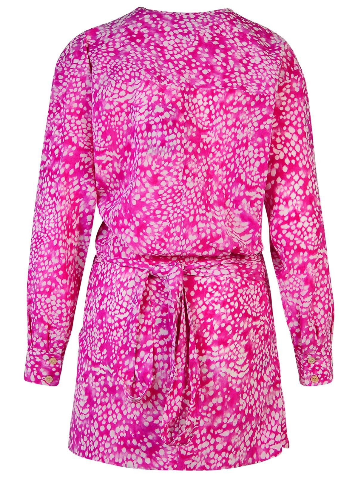 Isabel Marant 'Habla' Dress In Fuchsia Silk Blend Women - 3