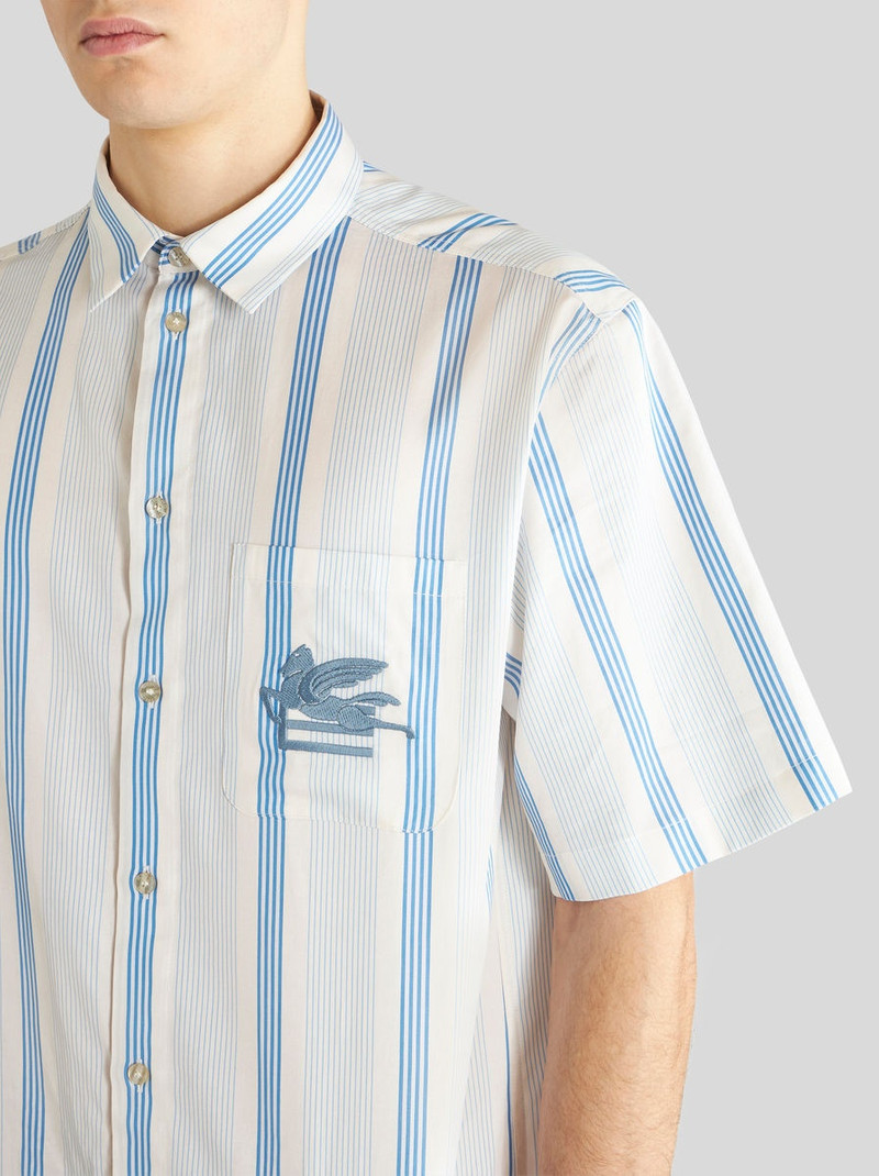 Etro SHORT-SLEEVED STRIPED SHIRT outlook