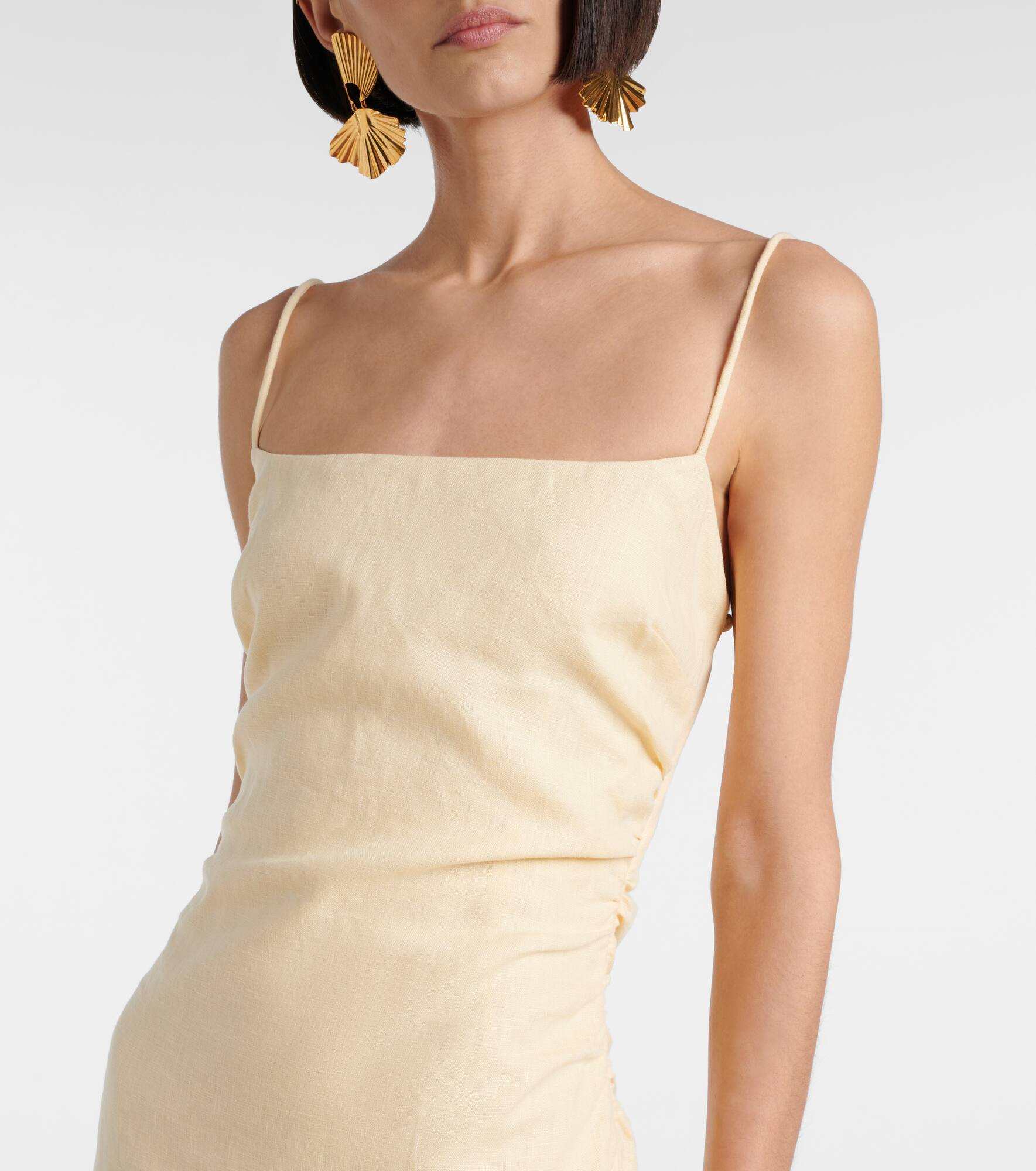 Tamara linen midi dress - 4