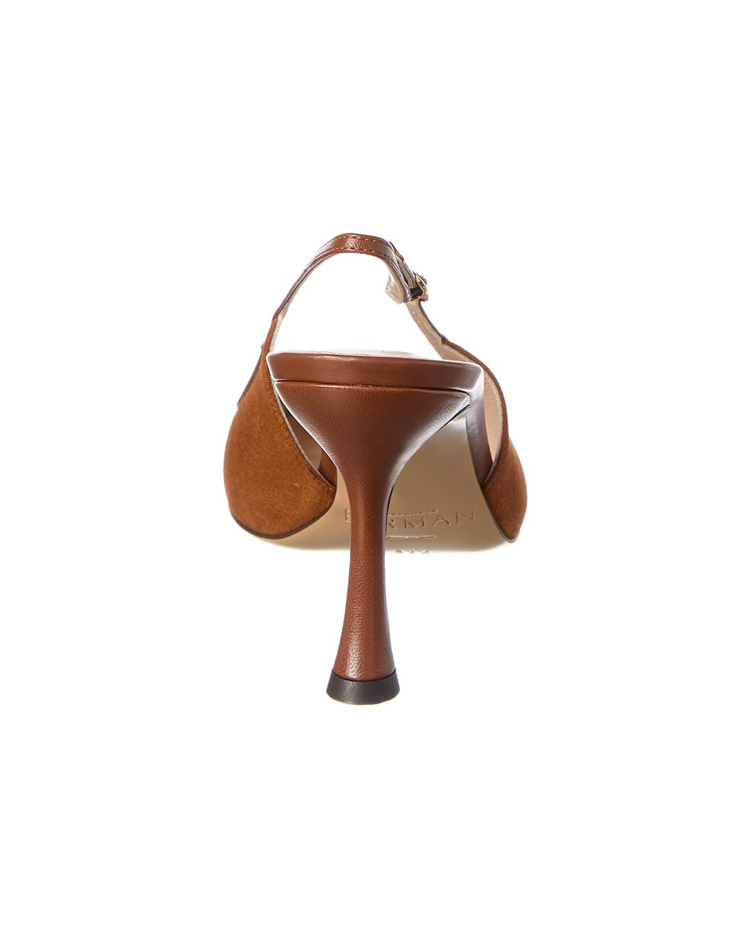 Alexandre Birman Olivia 85 Suede & Leather Slingback Pump - 3