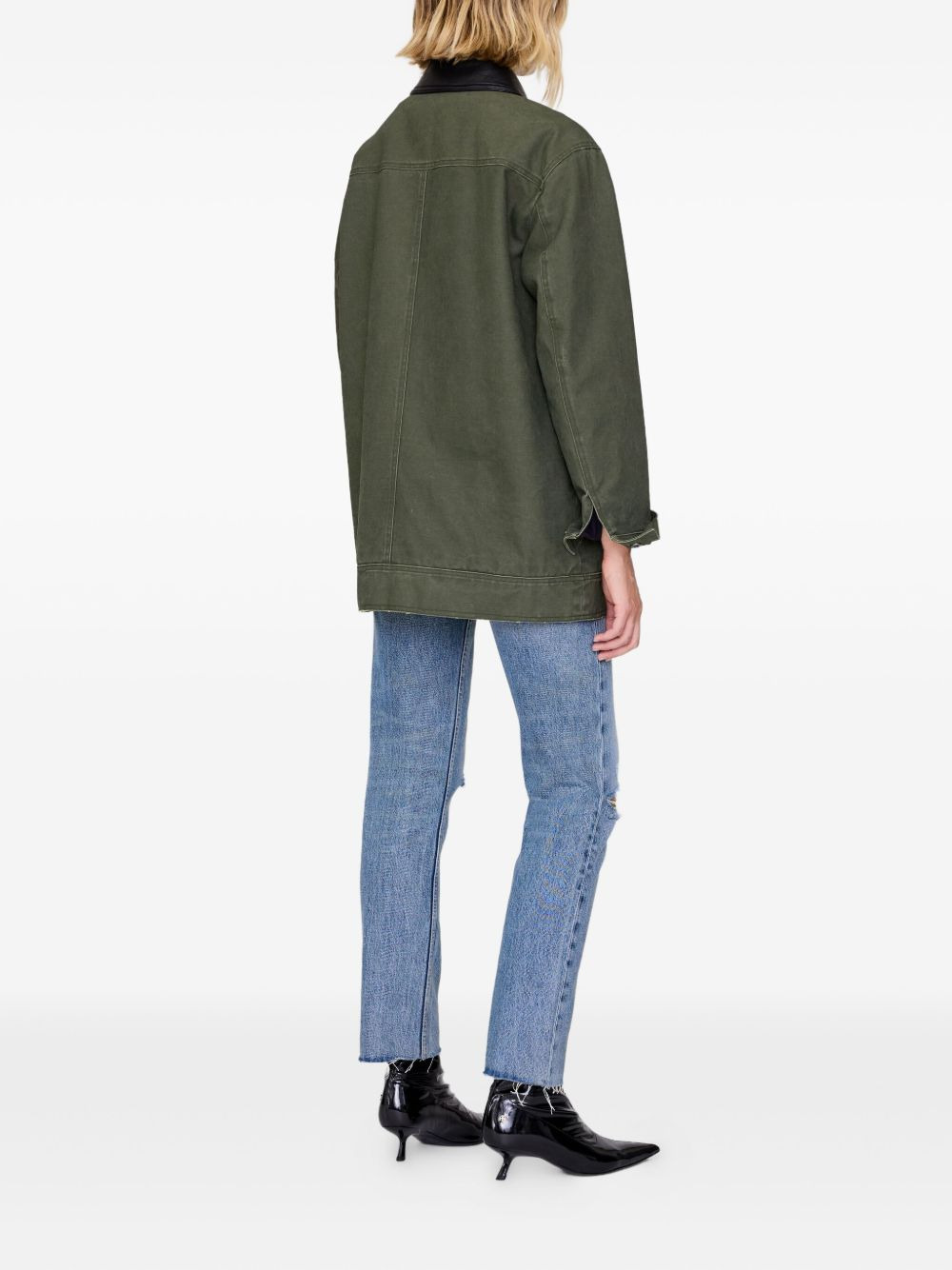 Sean patch-pocket military jacket - 3