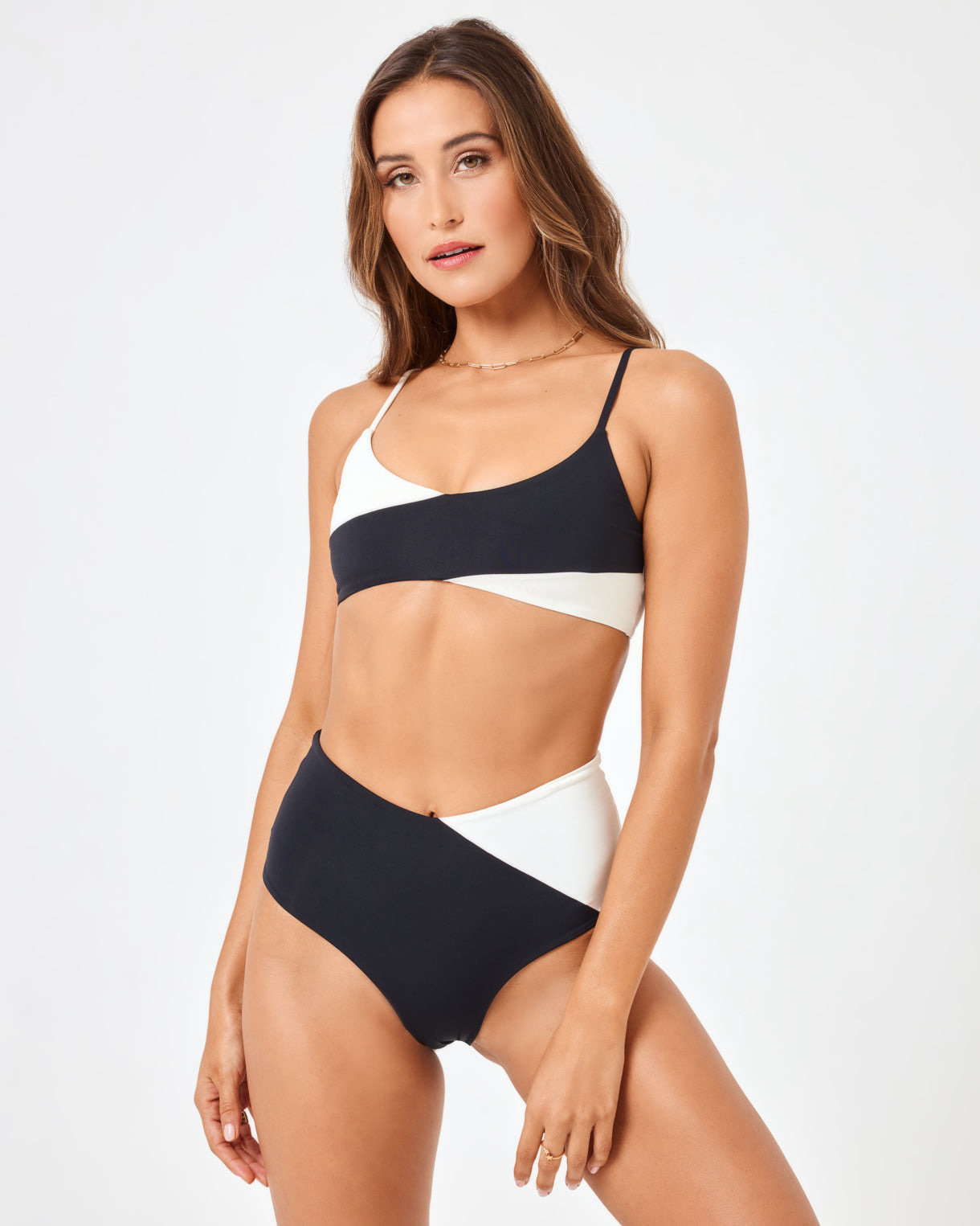 Color Block High Tide Bikini Bottom - 5