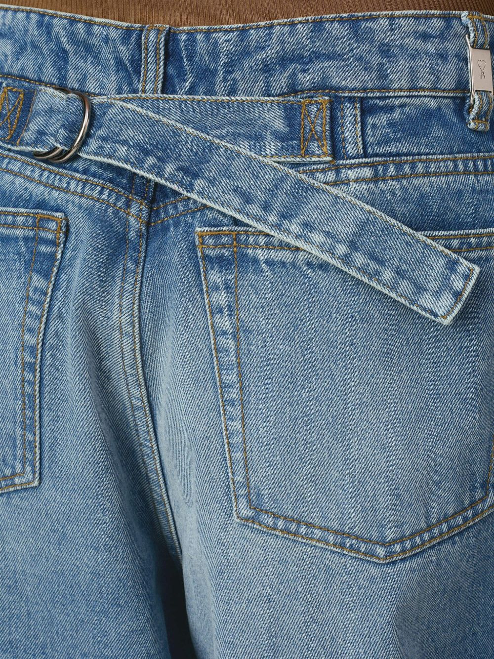 cotton super wide-leg jeans - 6