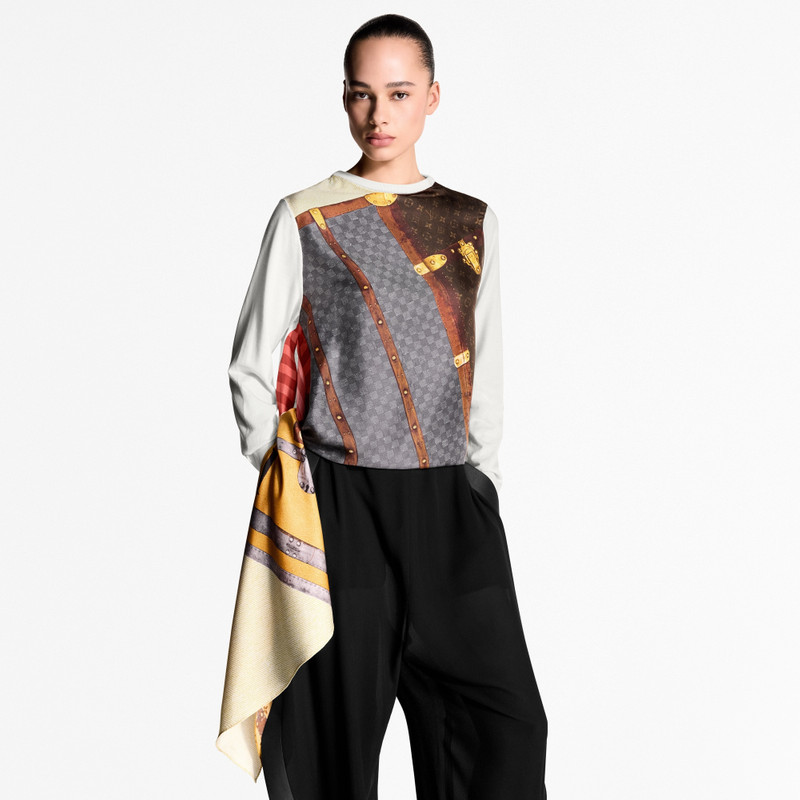 Louis Vuitton Trunk Print Pullover outlook