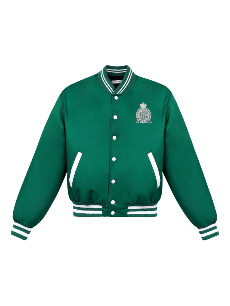 embroidered satin bomber jacket 1