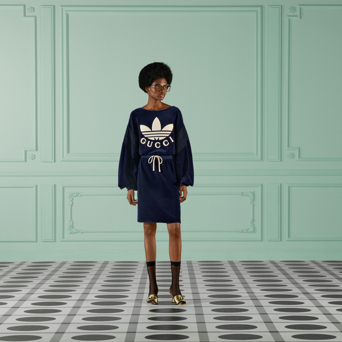 adidas x Gucci chenille dress - 2