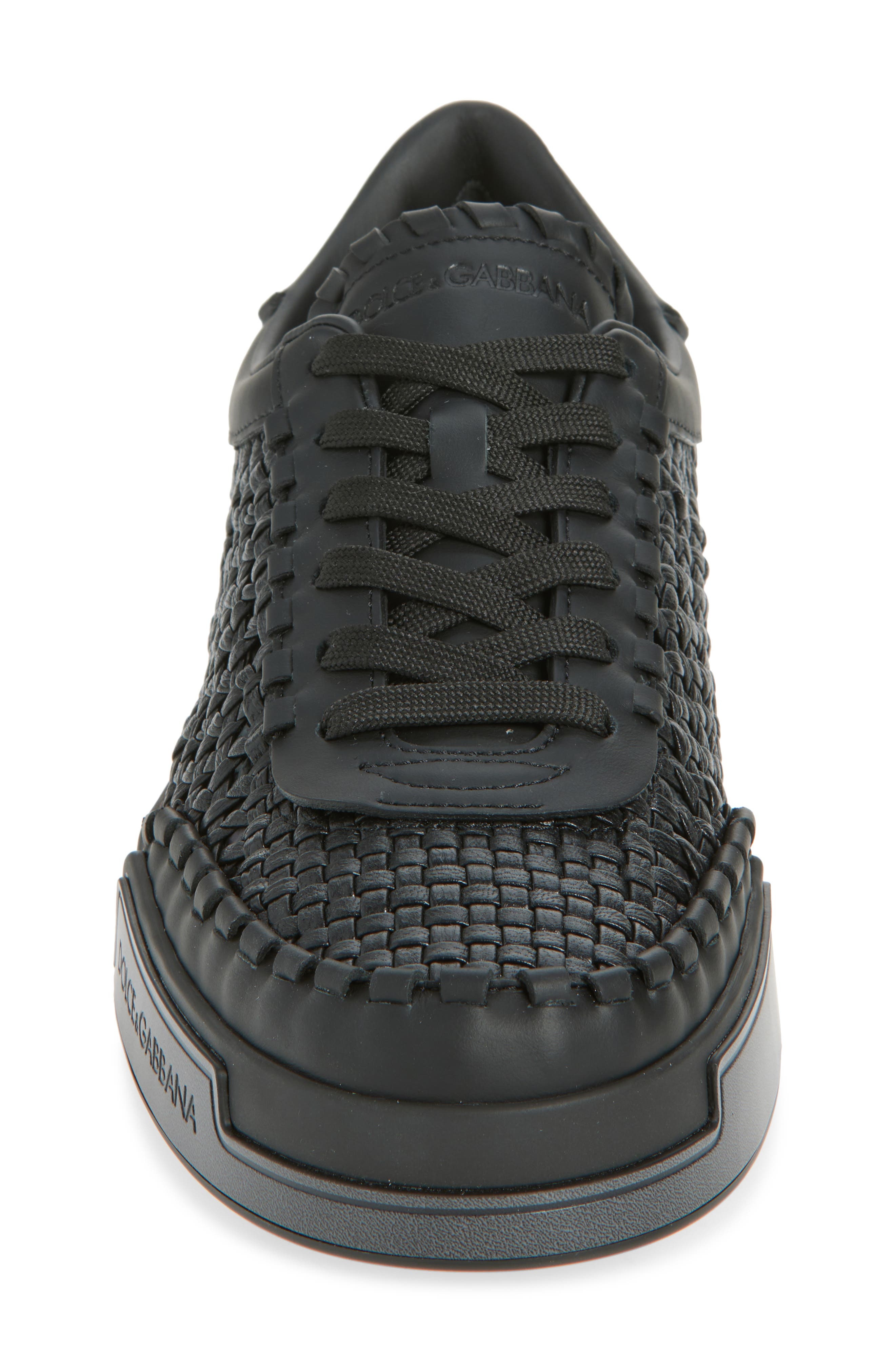 Dolce&Gabbana Portofino Yacht Sneaker in 8T763 Nero/Nero/Nero at Nordstrom - 4