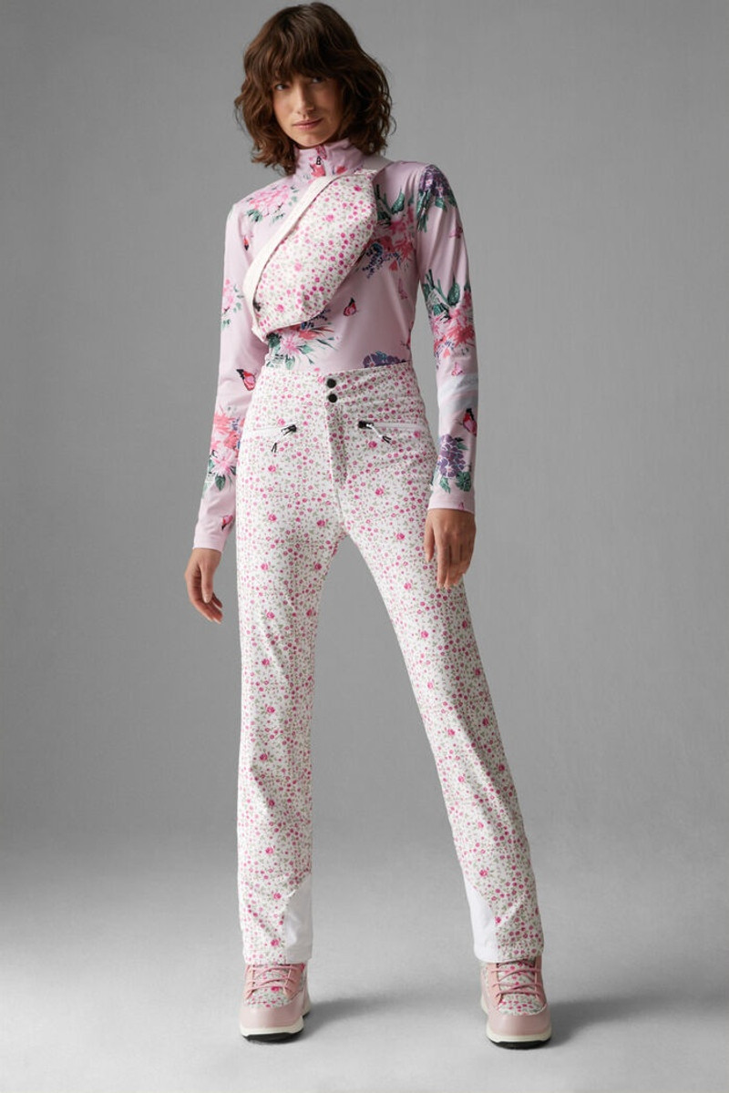 BOGNER Ireen Ski pants in Pink/White outlook