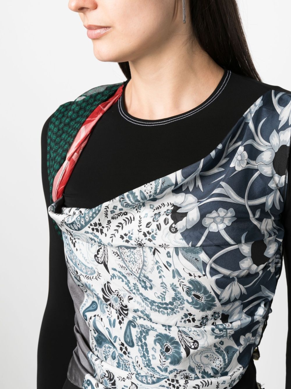 layered long-sleeve T-shirt - 5