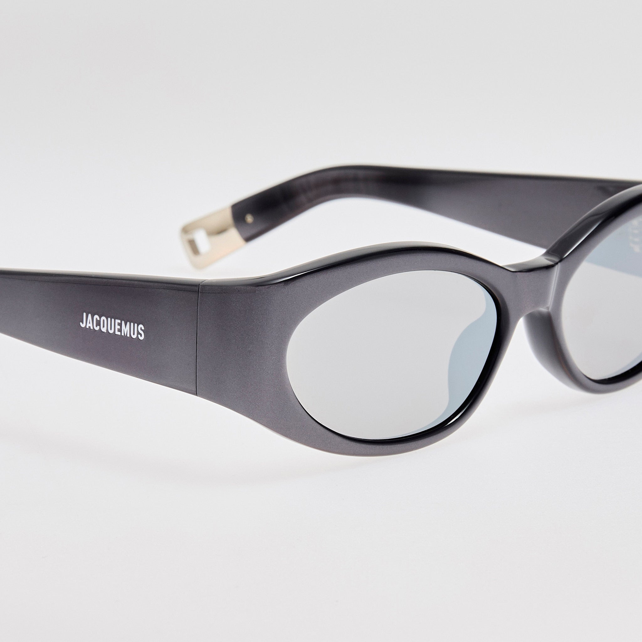 Ovalo Sunglasses in Metallic Gunmetal - 4