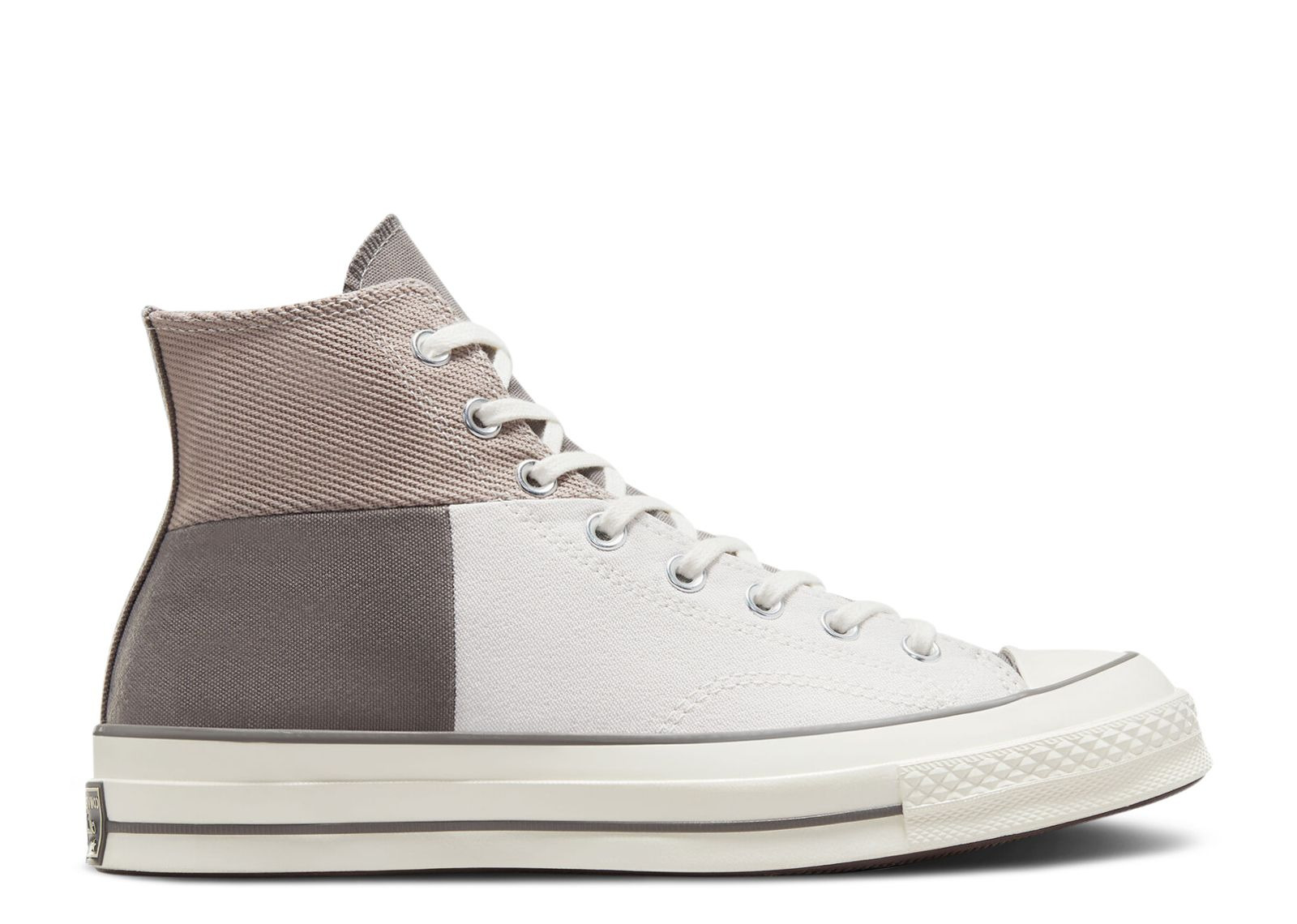 CHUCK 70 HIGH 'CRAFTED PATCHWORK - GREY WONDER STONE' - 1