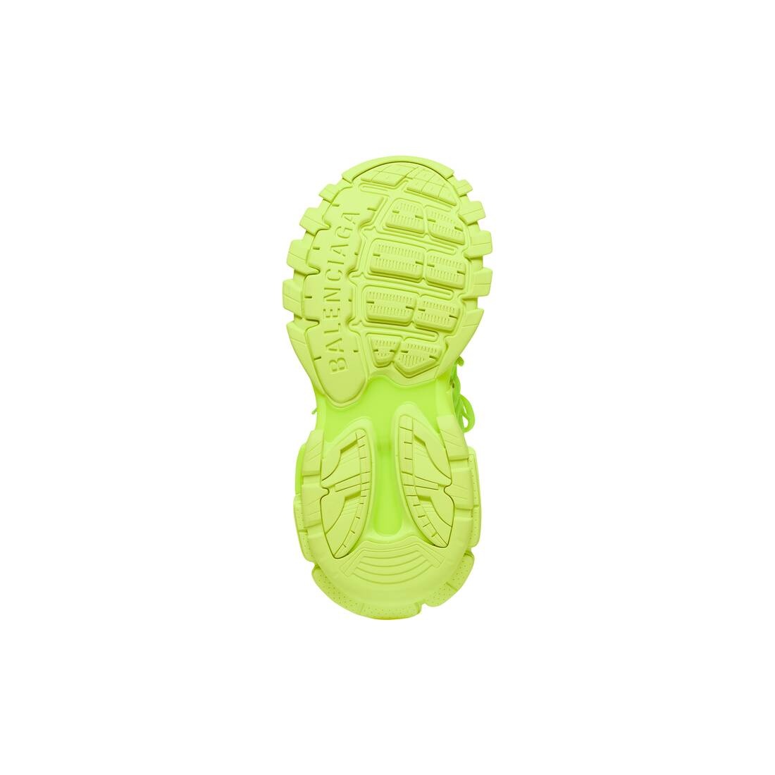 Men's Track Sneaker In Full Mesh in Fluo Yellow - 7