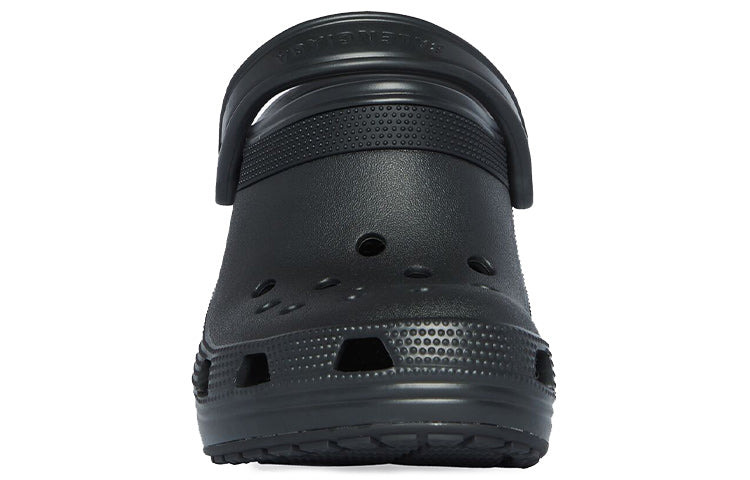 (WMNS) Crocs x Balenciaga Shoes 'Black' 677390W1S8E1000 - 3