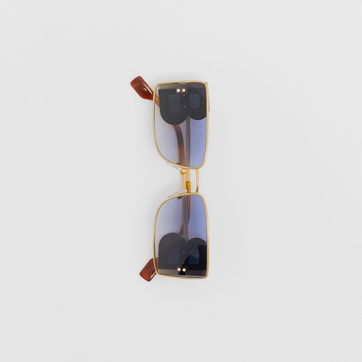 ‘B’ Lens Detail Rectangular Frame Sunglasses - 5