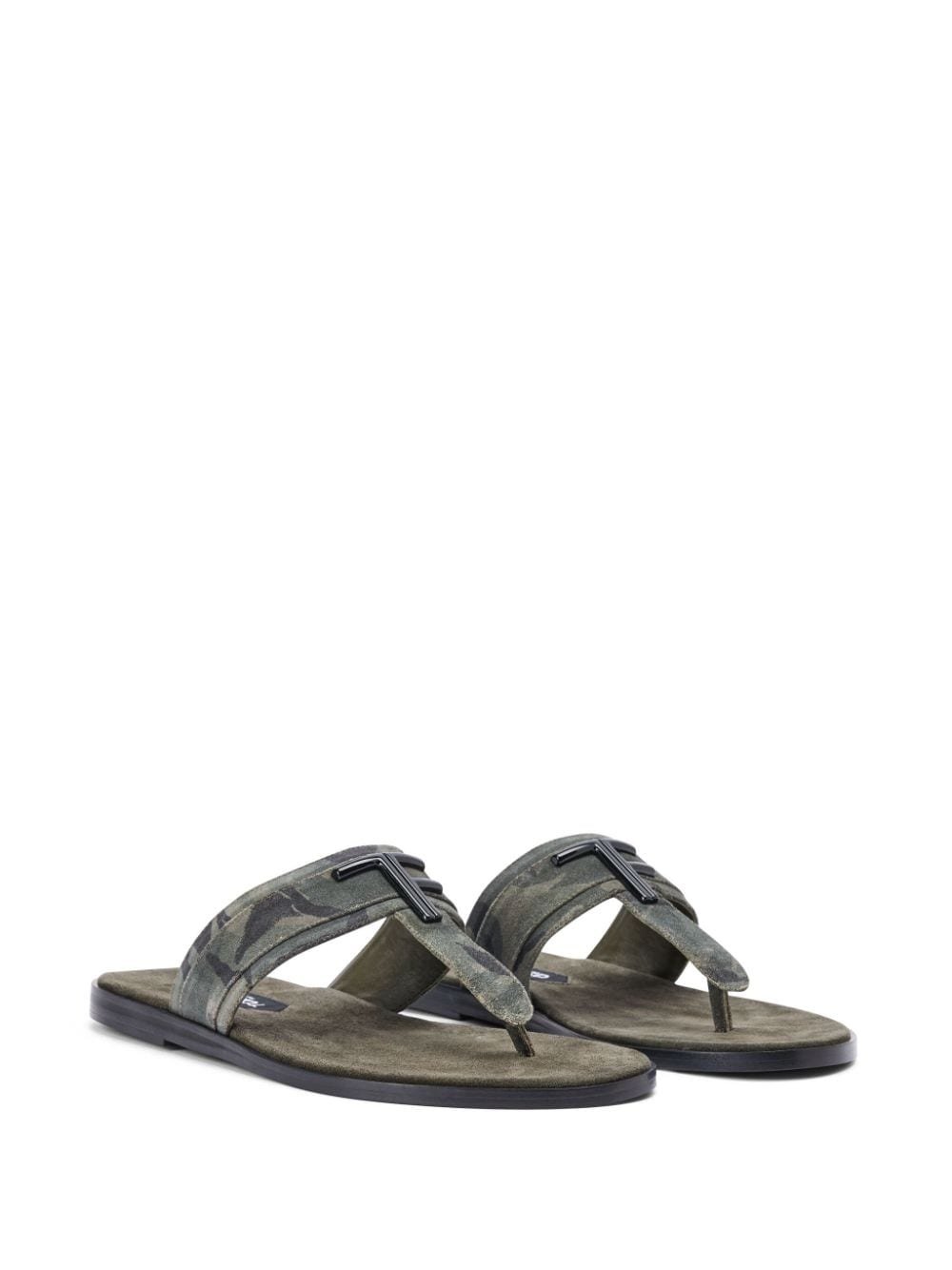 camouflage-pattern sandals - 2