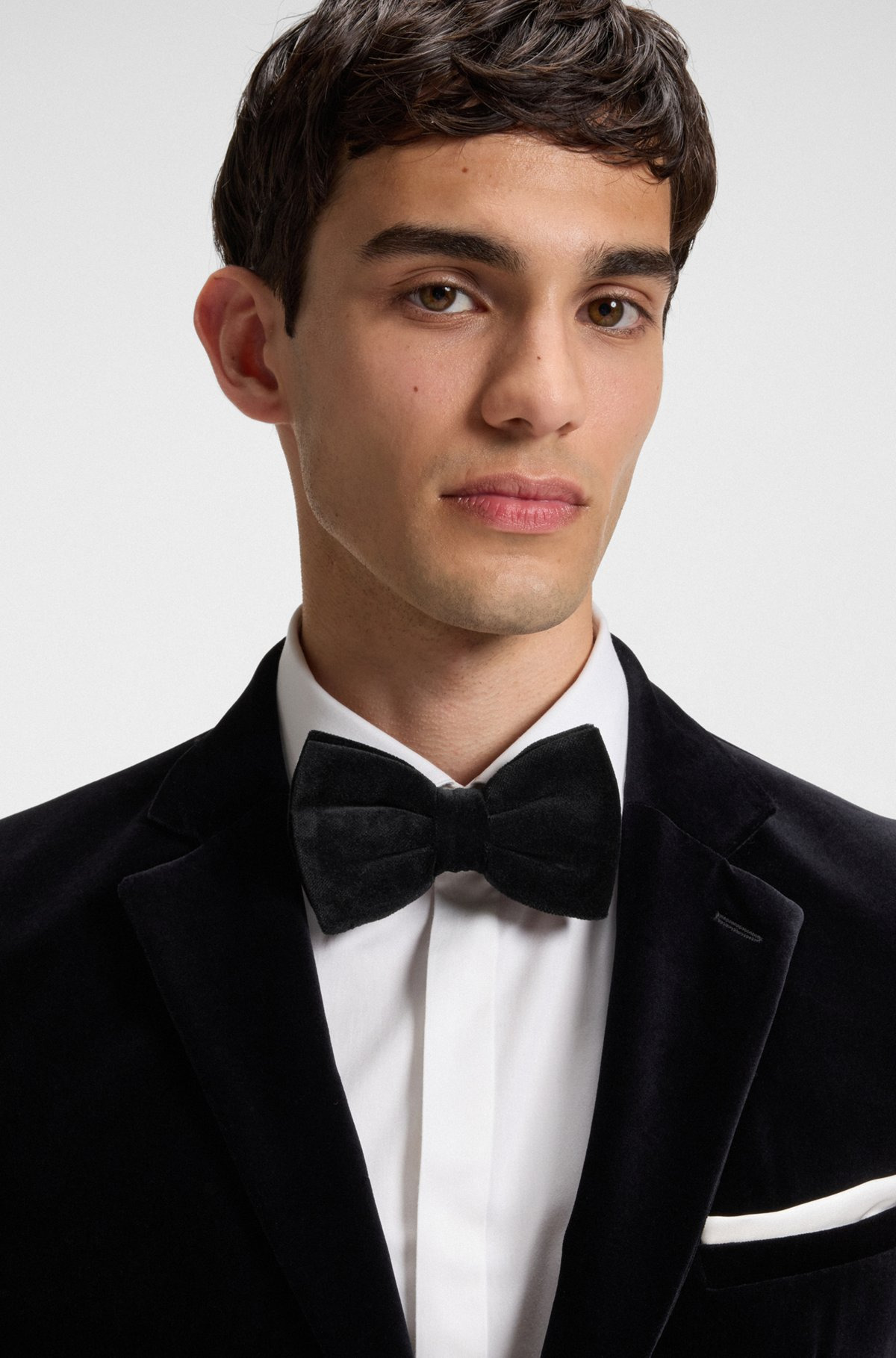 BOW TIE IN COTTON VELVET JACQUARD - 2