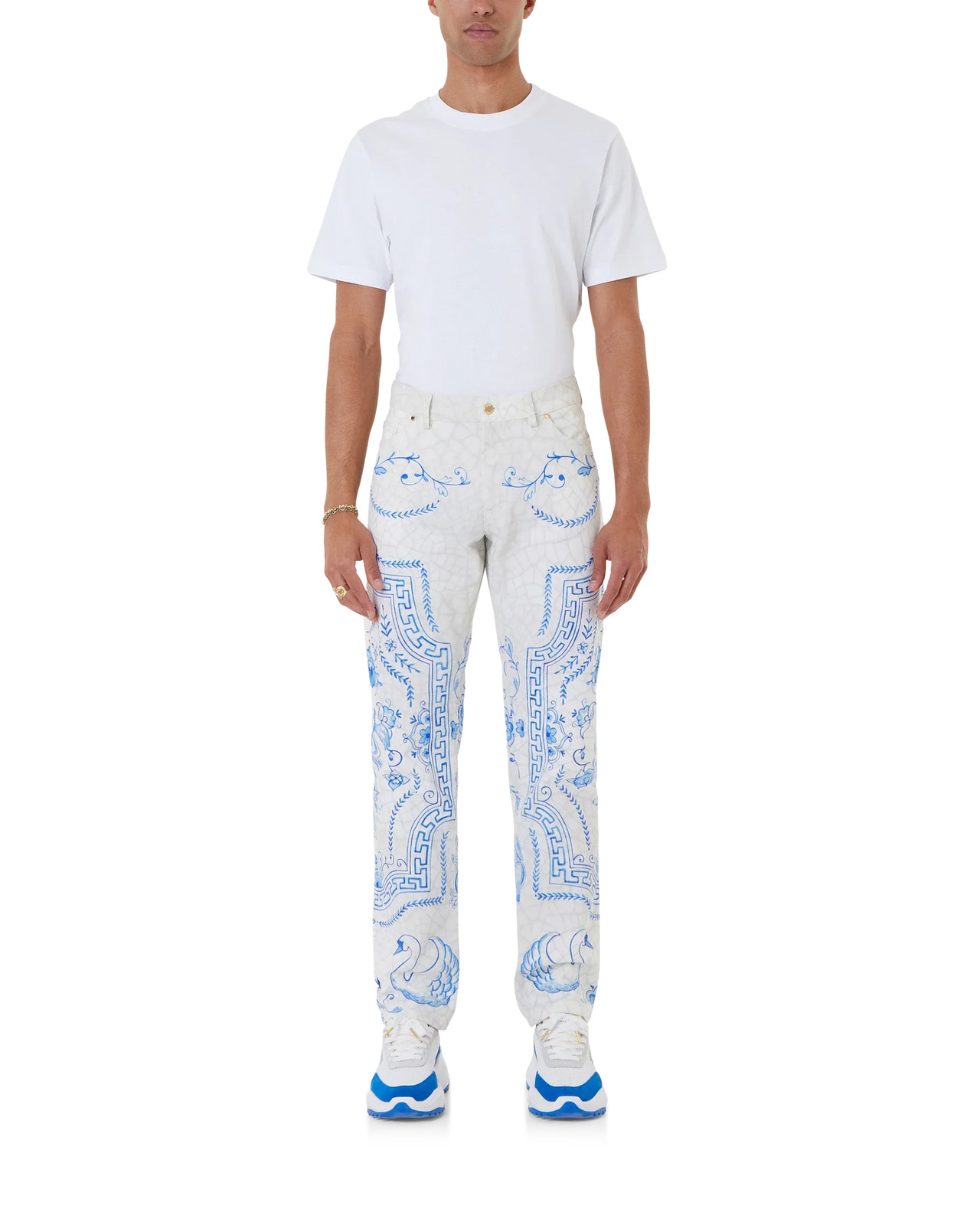 Plat A Dessert Blanc Denim Trousers - 2