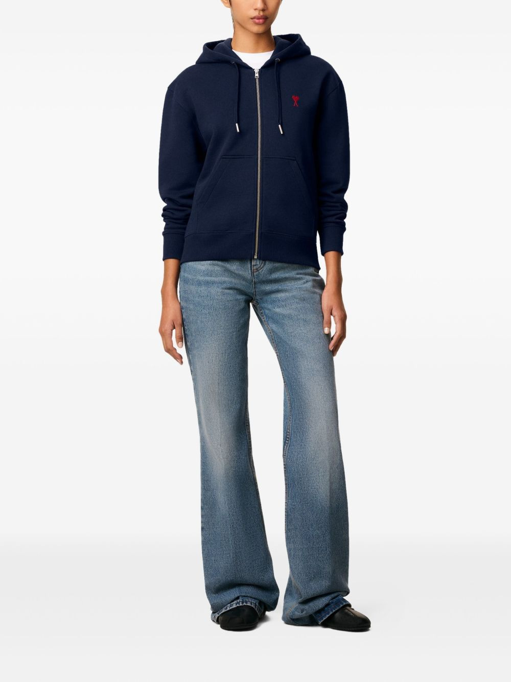 Ami de Coeur zip-up hoodie - 3