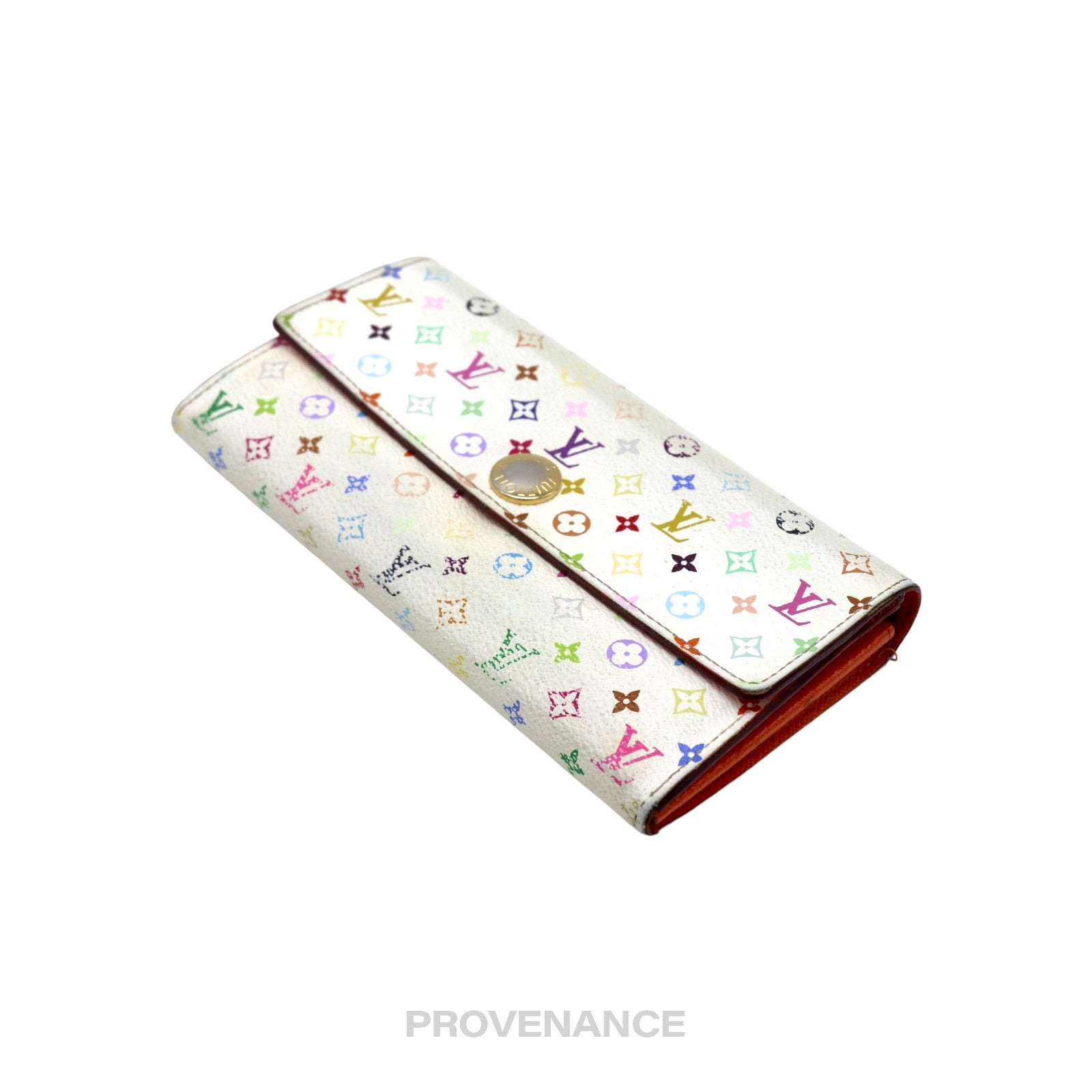 Louis Vuitton  Sarah Long Wallet - Monogram Multicolore Orange - 5