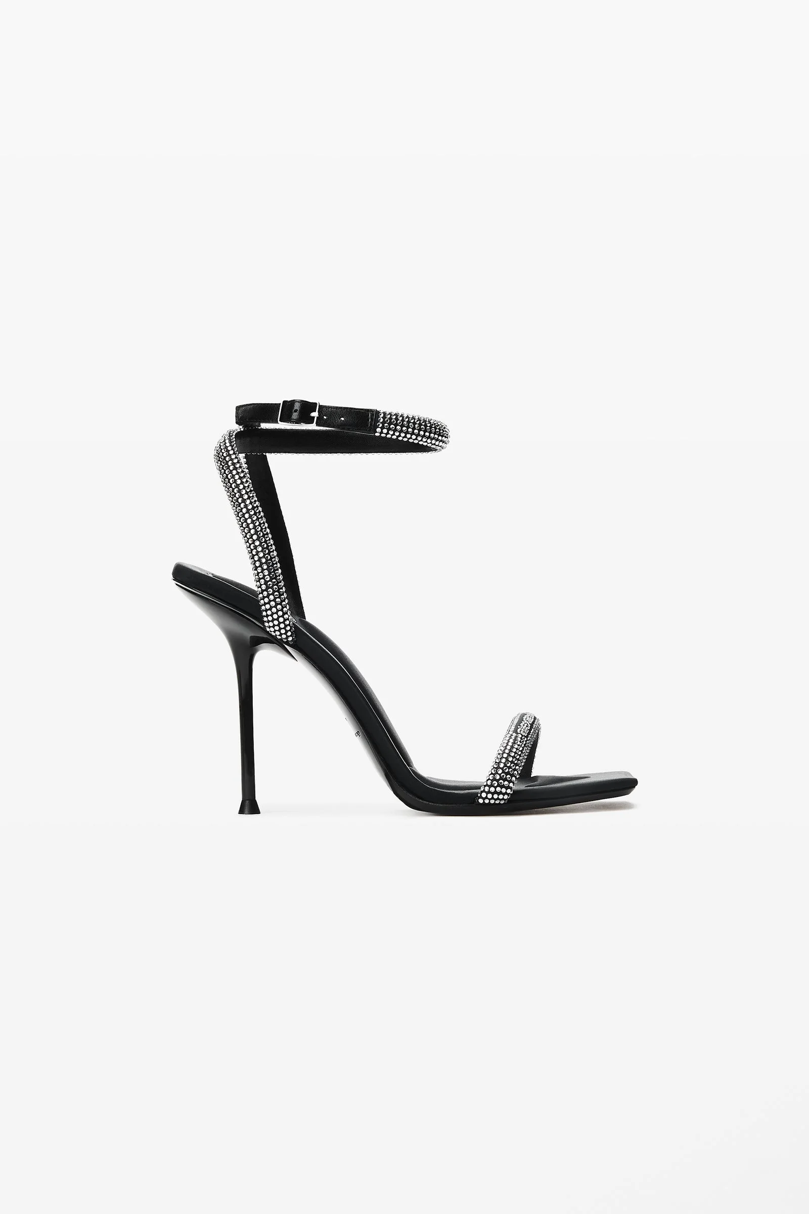 julie 105mm crystal hotfix ankle strap sandal - 1