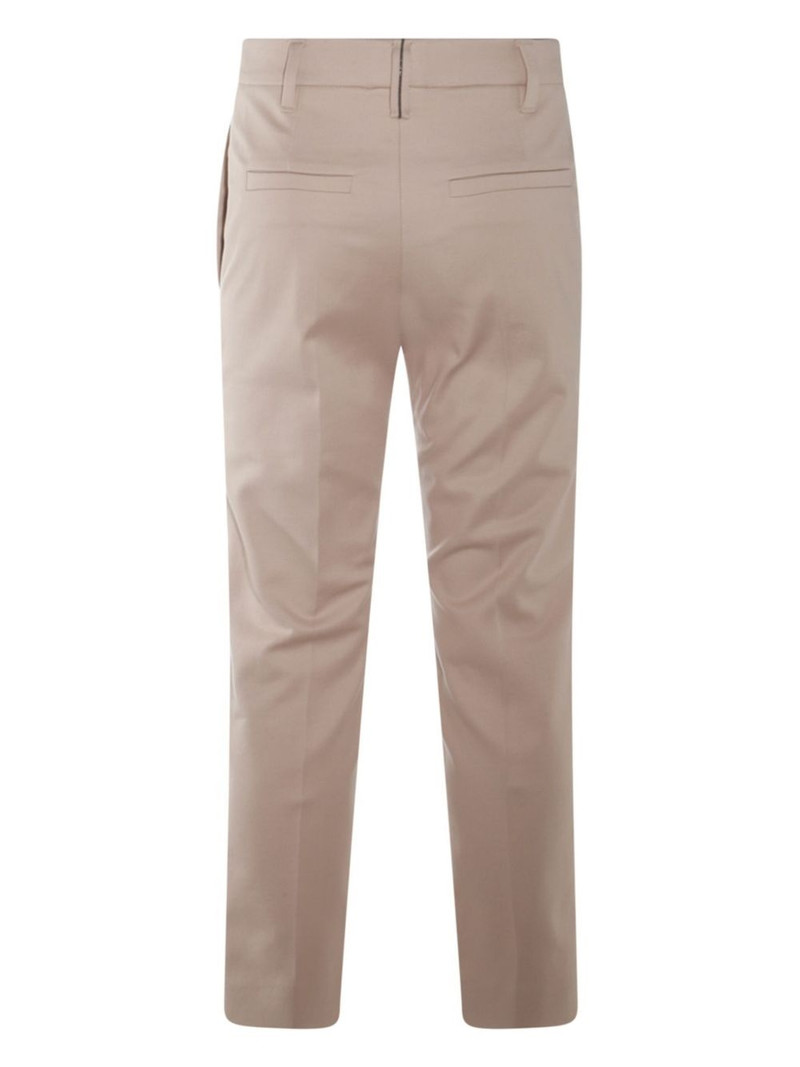 Brunello Cucinelli cropped slim-fit trousers outlook