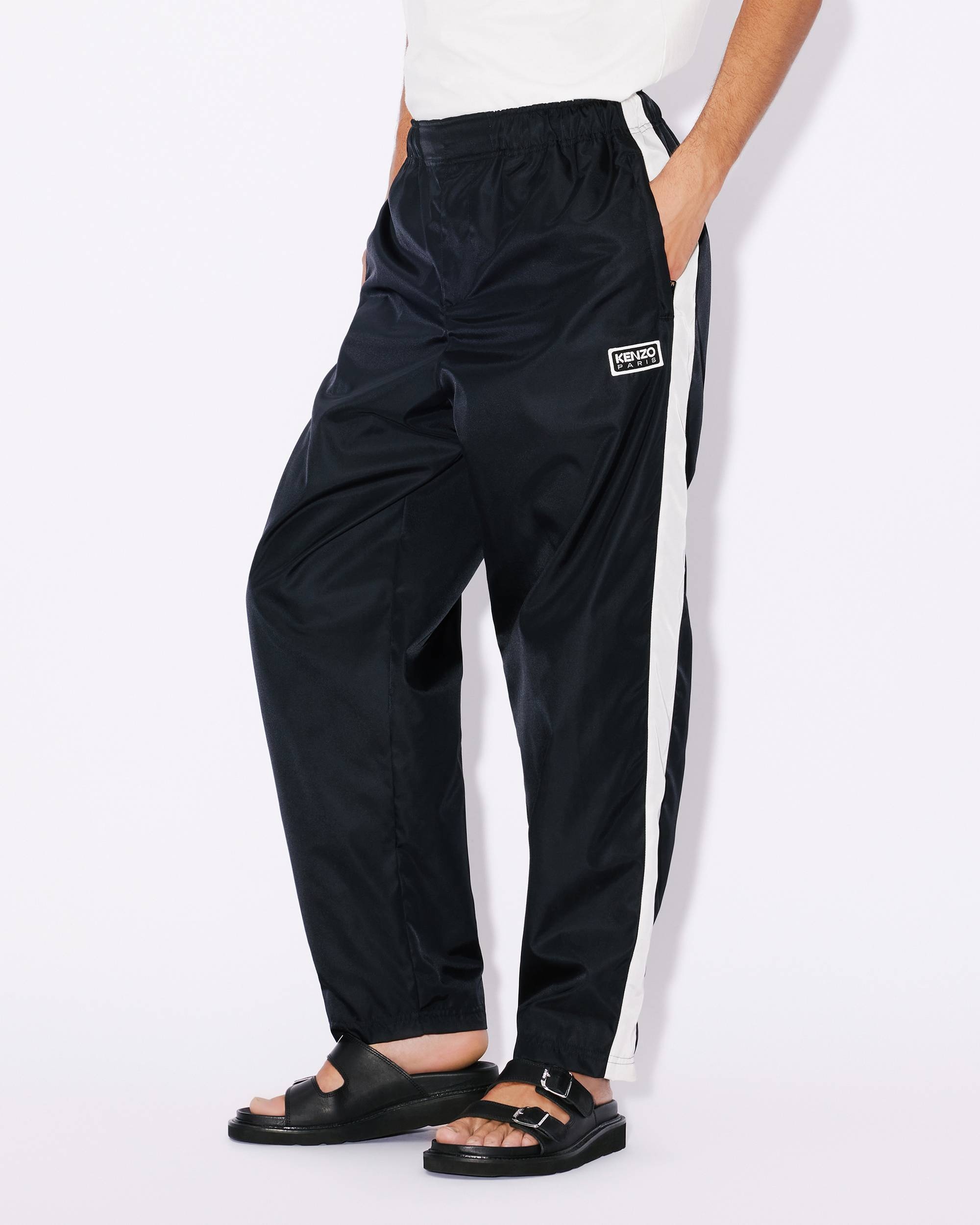 'KENZO Paris' straight leg two-tone jogging trousers - 4